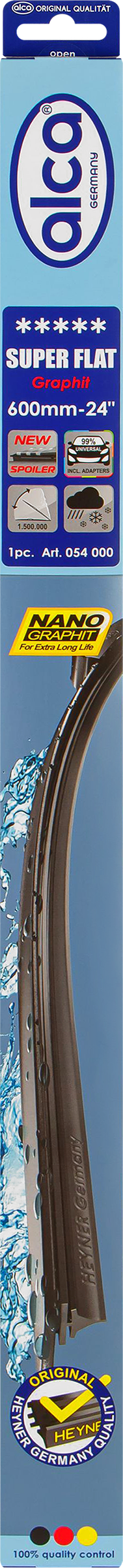 Изображение товара Щетка стеклоочистителя ALCA Super Flat бескаркасная 24/60 см высокое качество