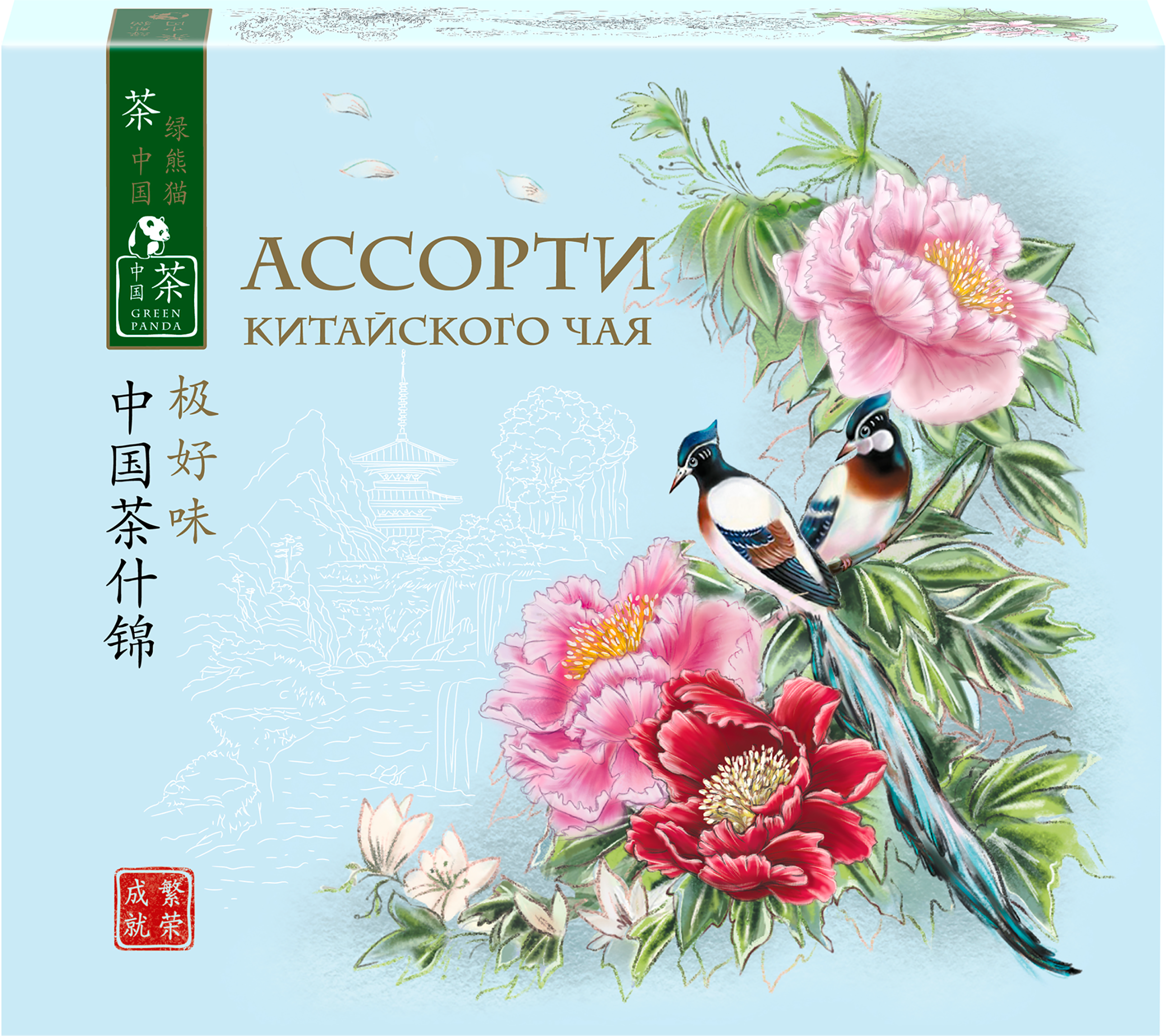 Изображение товара Набор чая ЗЕЛЕНАЯ ПАНДА Китайский, 24пак