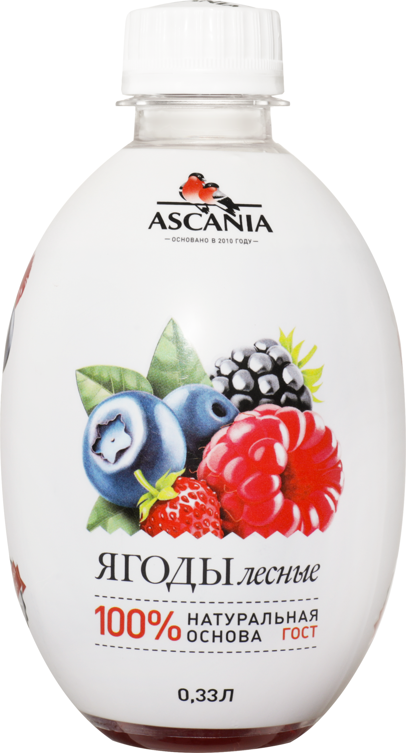 Изображение товара Напиток ASCANIA Лесные ягоды газированный, 0.33л