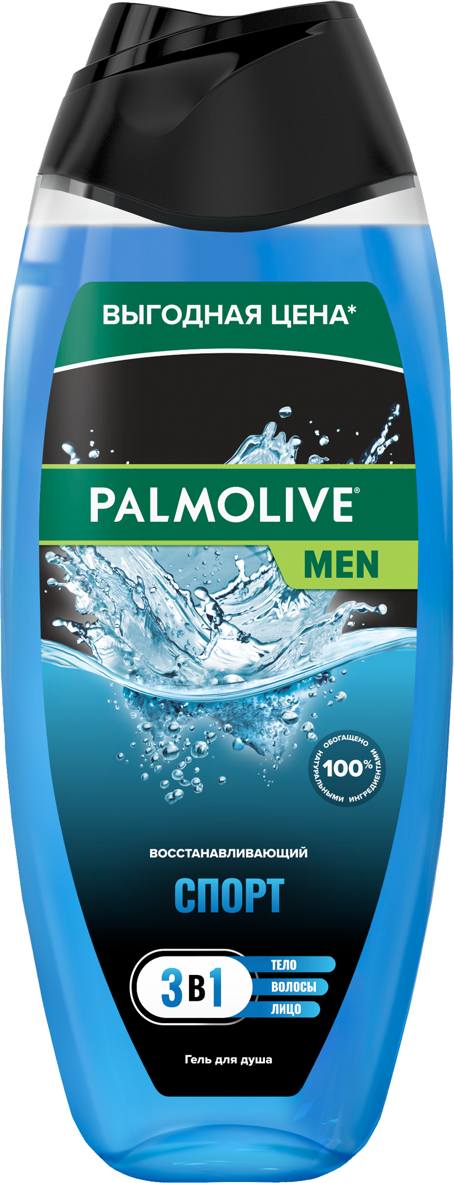 Изображение товара Гель для душа мужской PALMOLIVE Men Спорт 500мл с цитрусом и гваяковым деревом