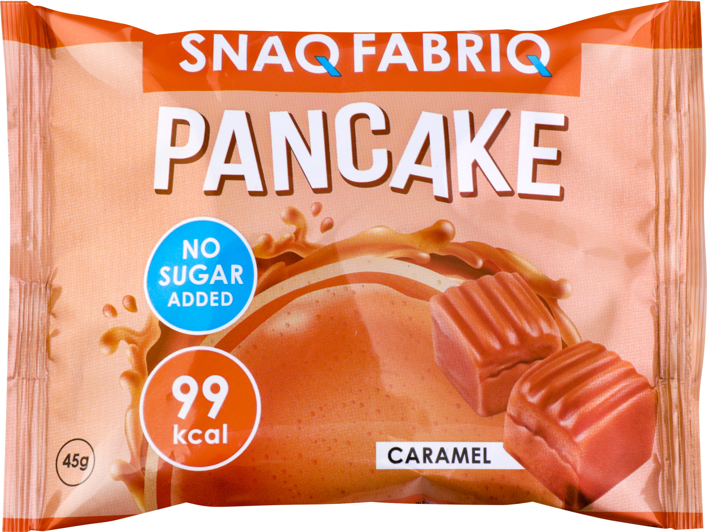 Изображение товара Панкейк SNAQ FABRIQ с начинкой мягкая карамель, неглазированный, 45г Изображение товара Панкейк SNAQ FABRIQ с начинкой мягкая карамель, неглазированный, 45г
