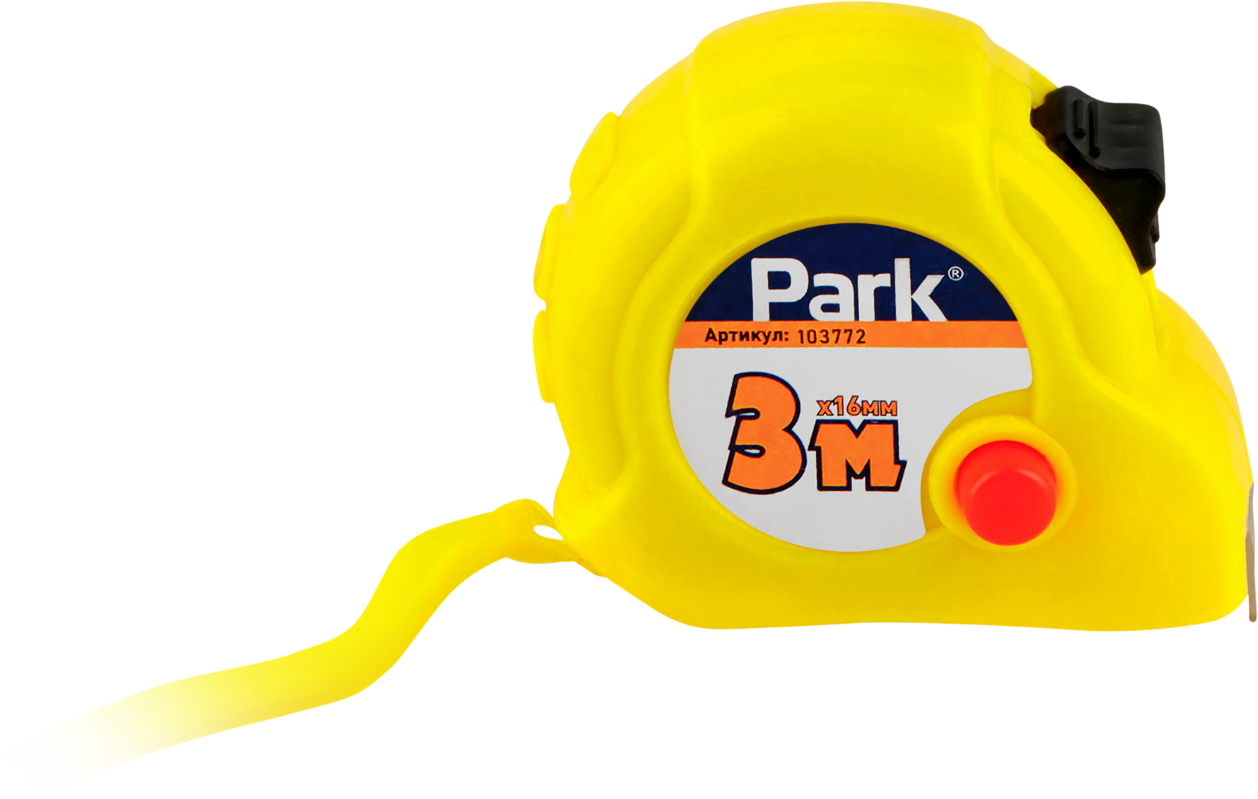 Изображение товара Рулетка PARK 16мм, с фиксатором, 3м Арт. 353027