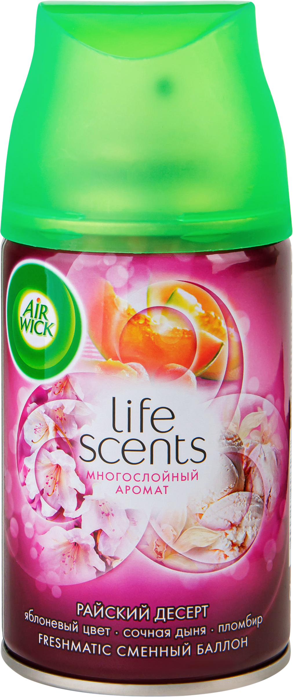 Изображение товара Баллон сменный для автоматического освежителя воздуха AIR WICK Freshmatic Райский десерт, 250мл