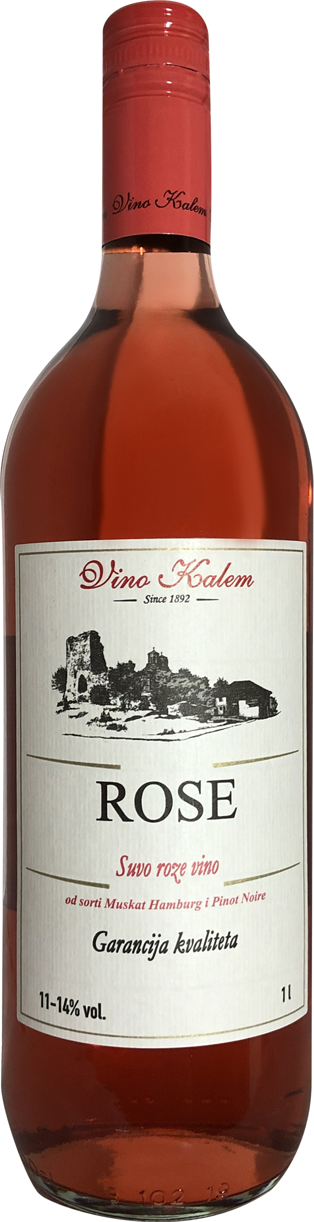 Изображение товара Вино VINO KALEM Rose розовое сухое 1л Сербия современное качество