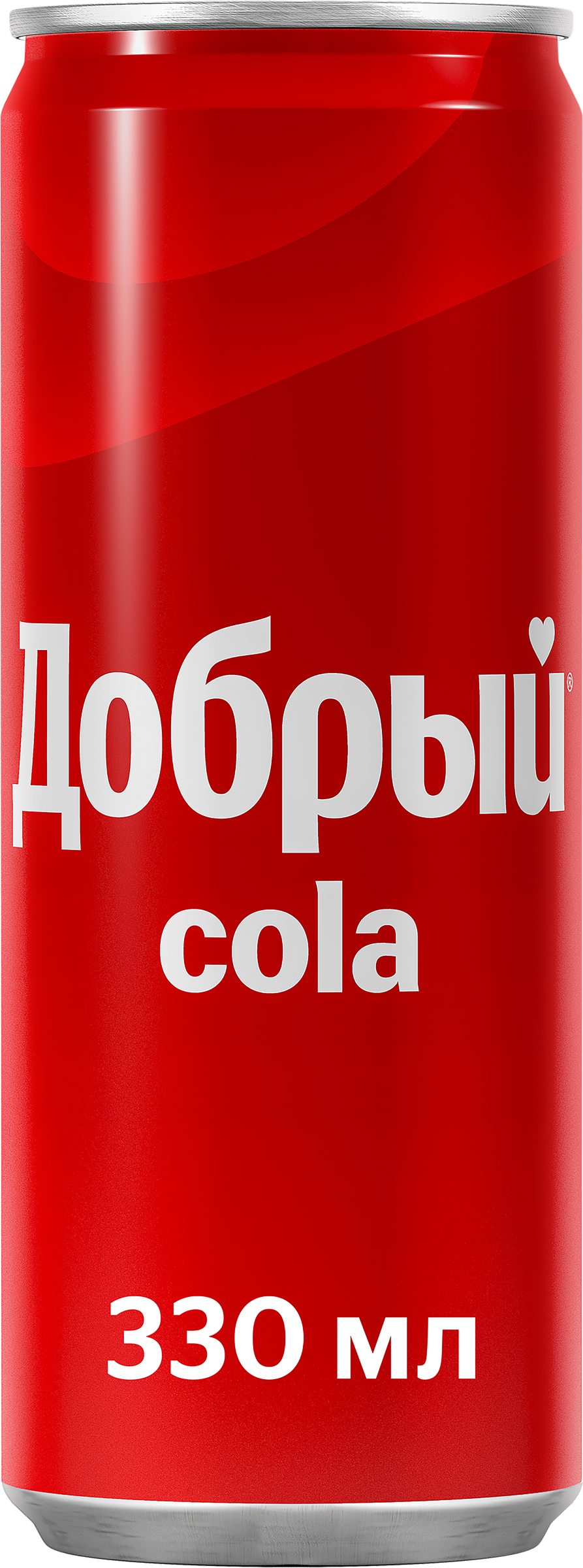 Изображение товара Напиток ДОБРЫЙ Cola сильногазированный 0.33л железная банка