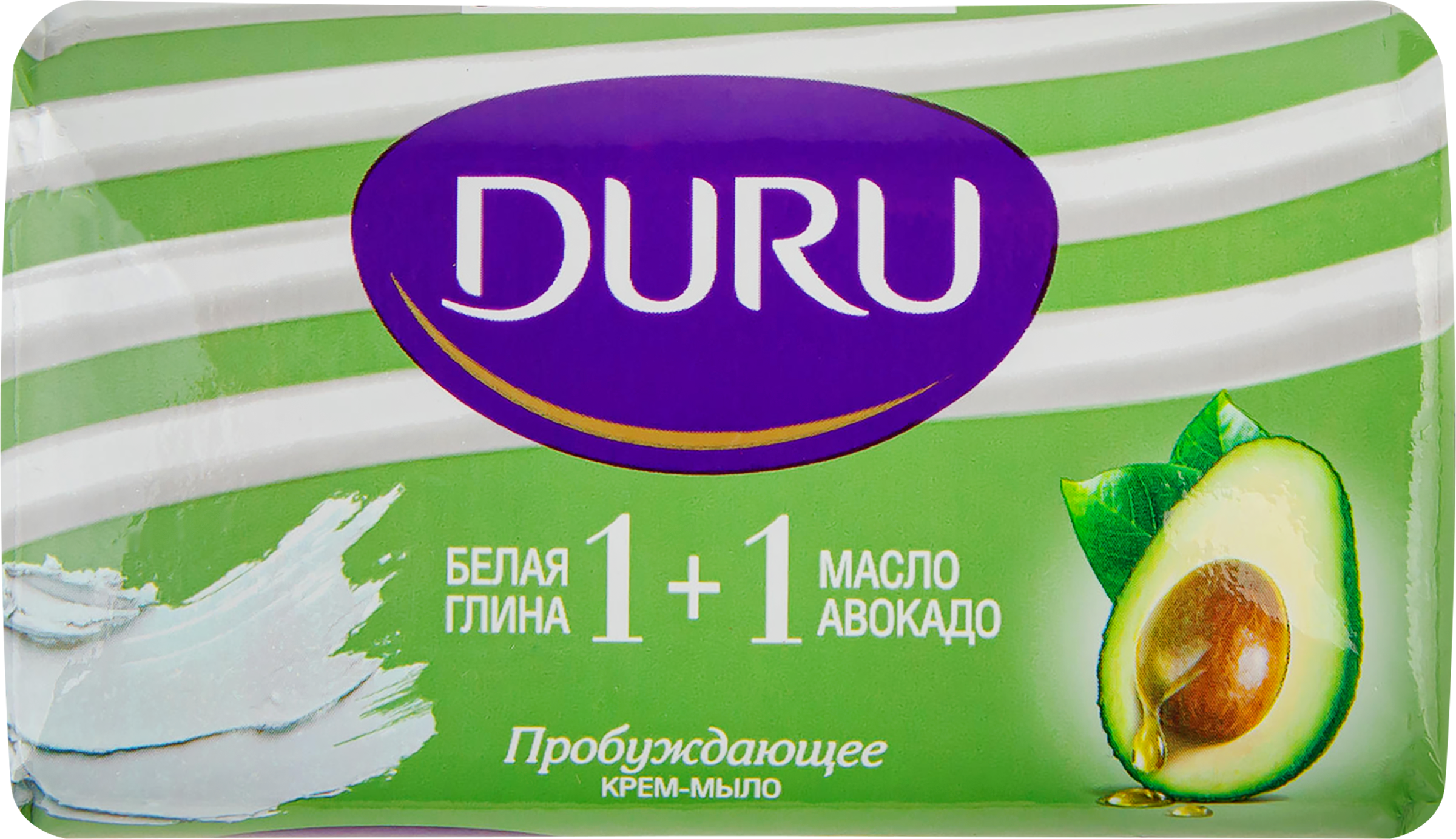 Изображение товара Крем-мыло DURU 1+1 Глина&Масло авокадо, 80г