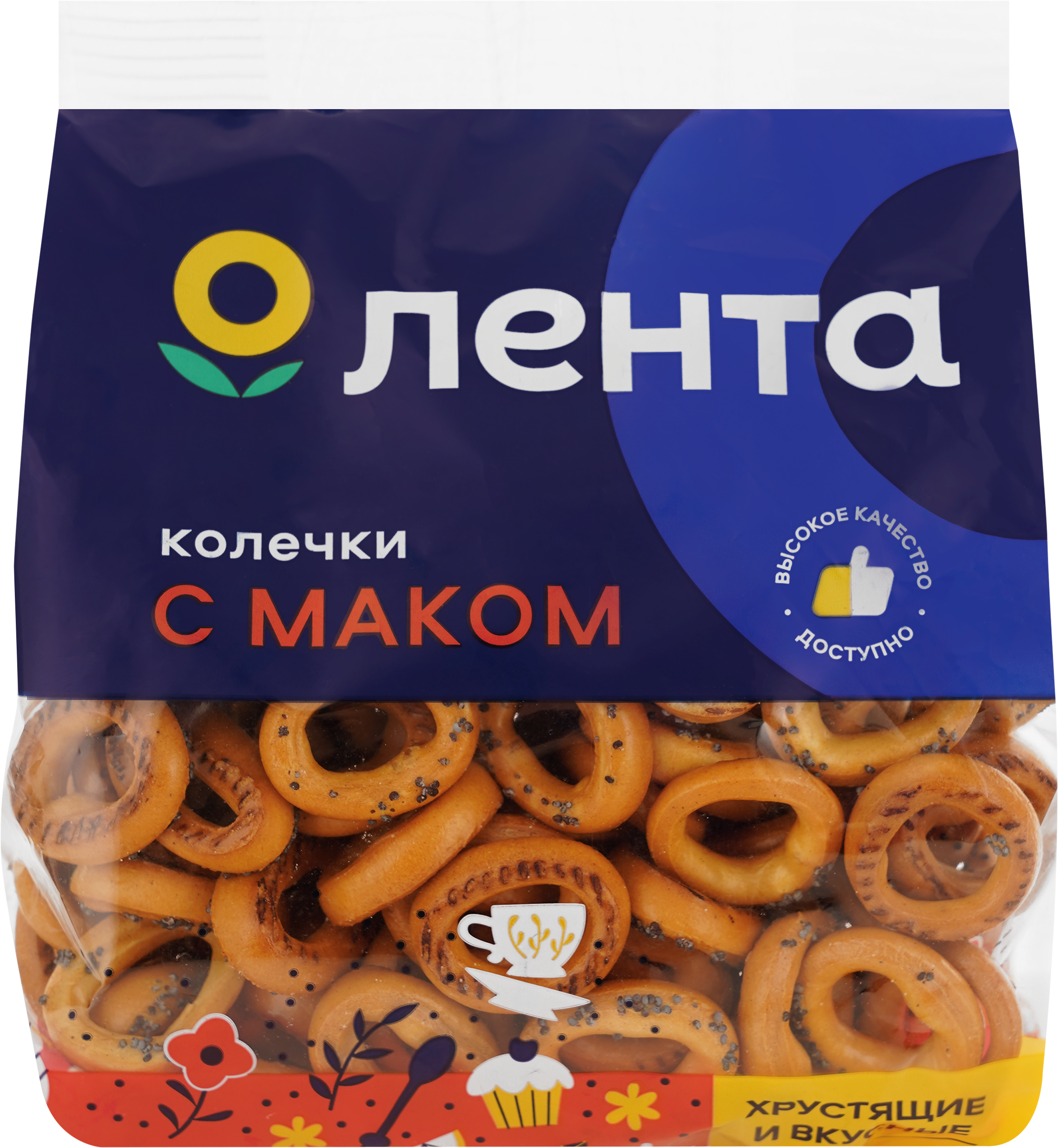 Изображение товара Колечки ЛЕНТА с маком, 200г