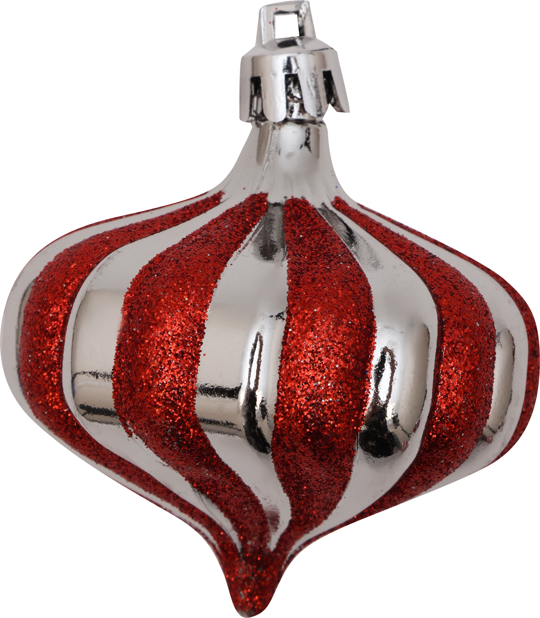 Изображение товара Набор елочных украшений HOMECLUB 3 шт красный и золотой пластик