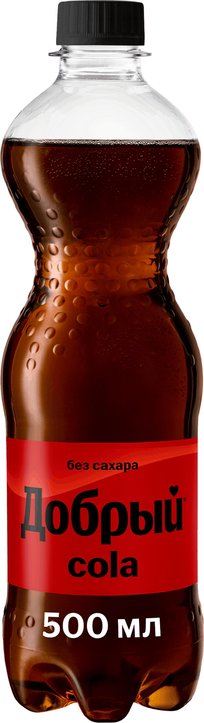 Изображение товара Напиток ДОБРЫЙ Cola без сахара сильногазированный, 0.5л