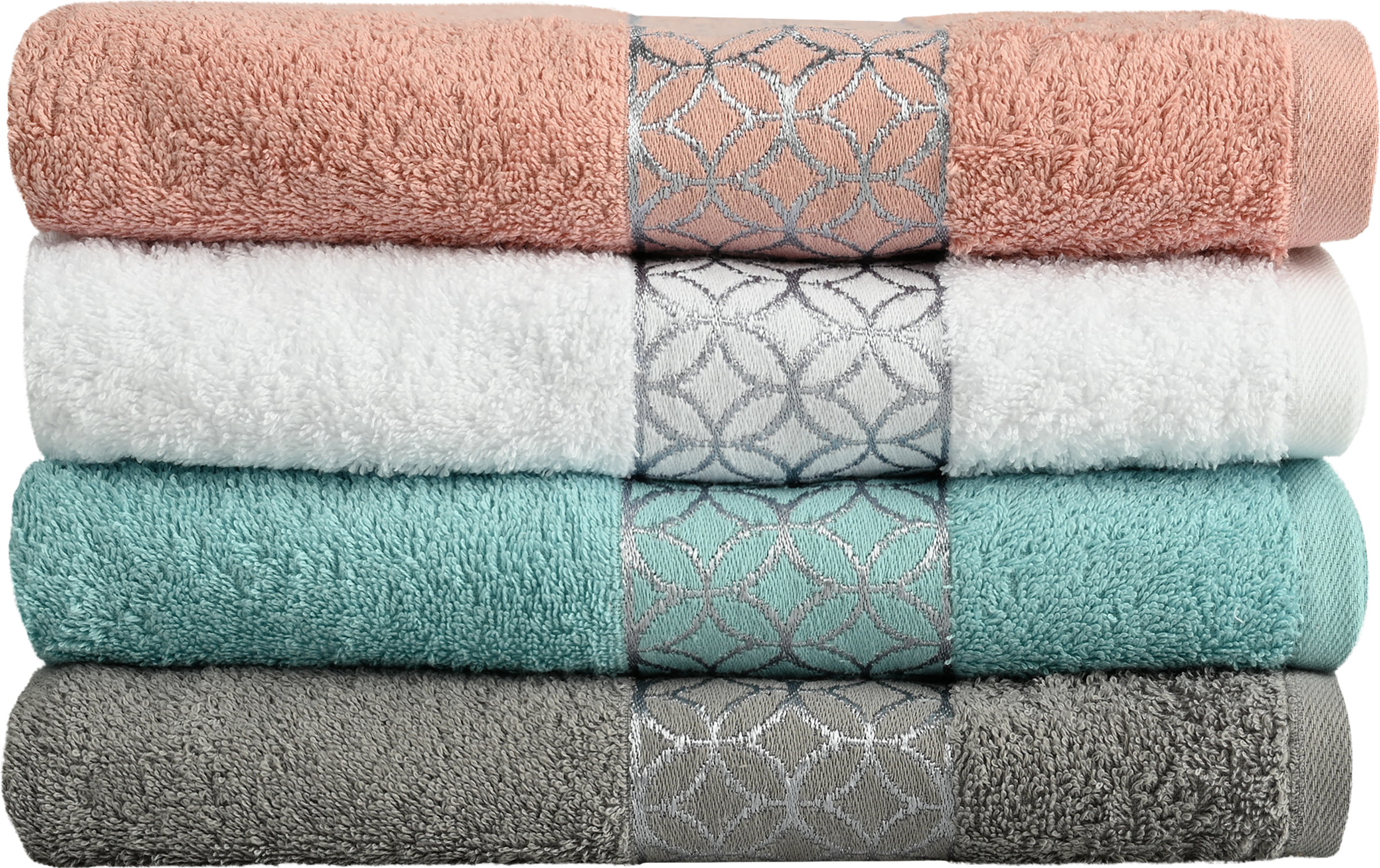 Изображение товара Полотенце махровое HOMECLUB 30х50см, с бордюром, Арт. 529693/1/1