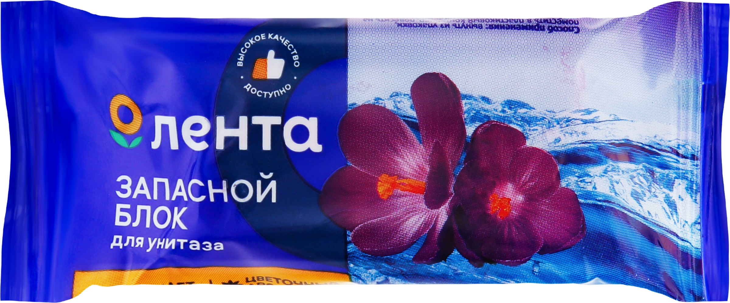 Изображение товара Блок запасной для унитаза ЛЕНТА Цветы, 30г