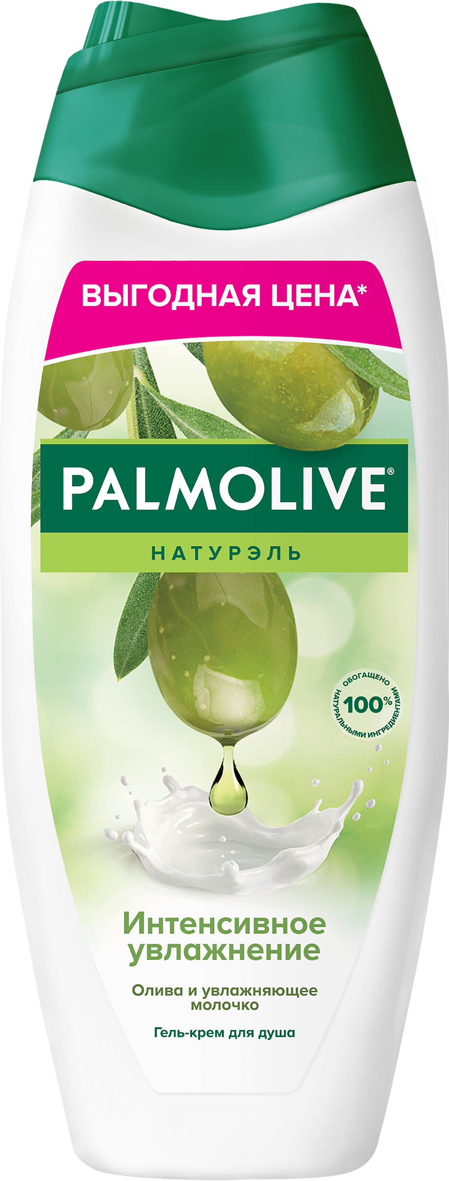 Изображение товара Гель-крем для душа PALMOLIVE Натурэль интенсивное увлажнение 450мл