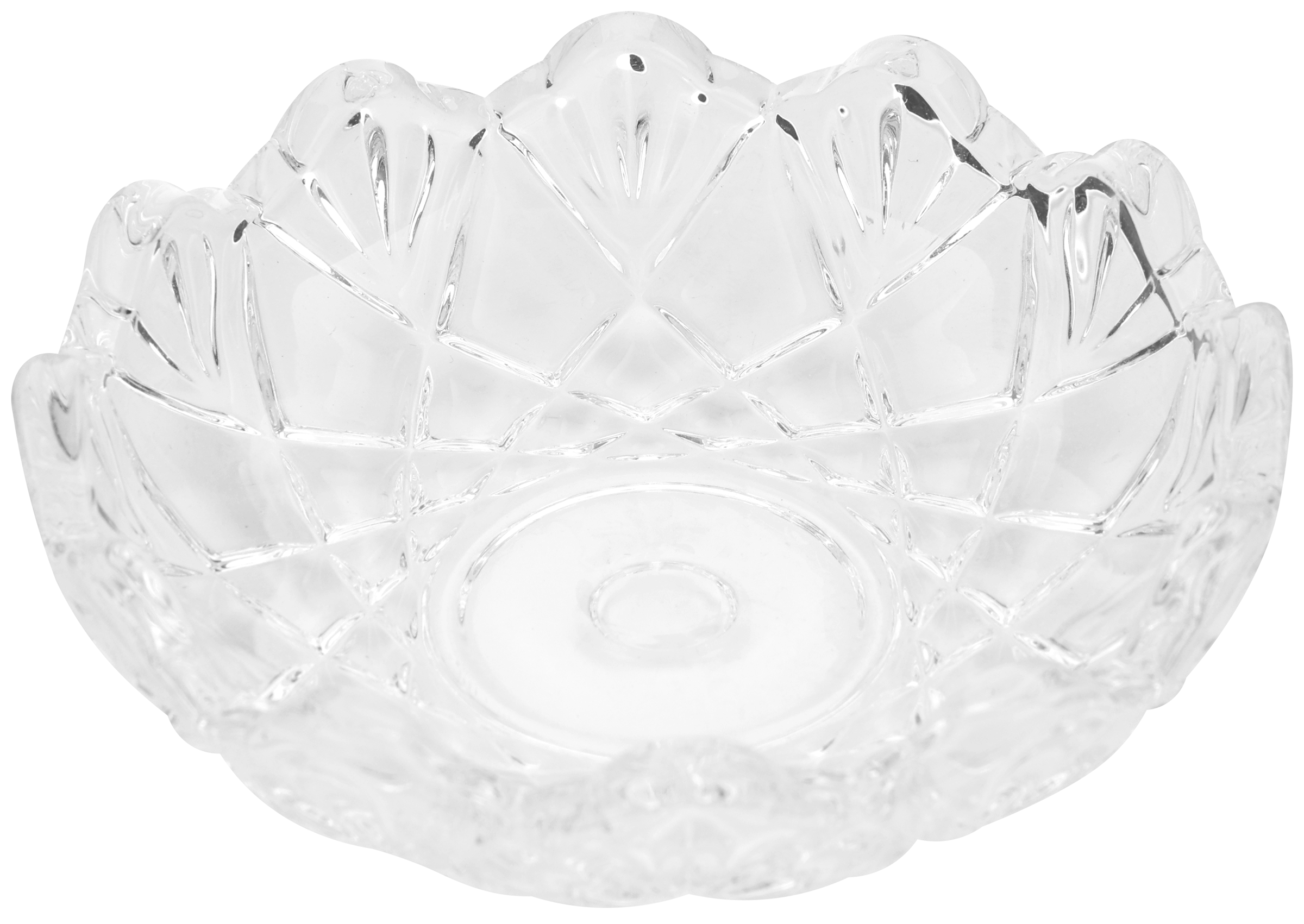 Изображение товара Тарелка сервировочная HOMECLUB Crystal 9,5см, стекло Арт. KTP-P12