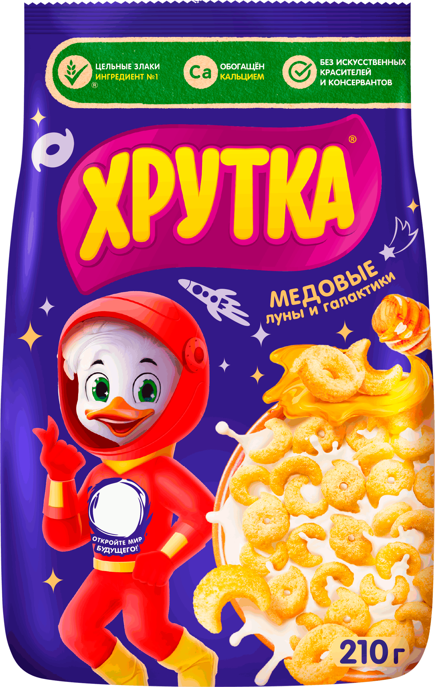 Изображение товара Готовый завтрак ХРУТКА Луны, 210г