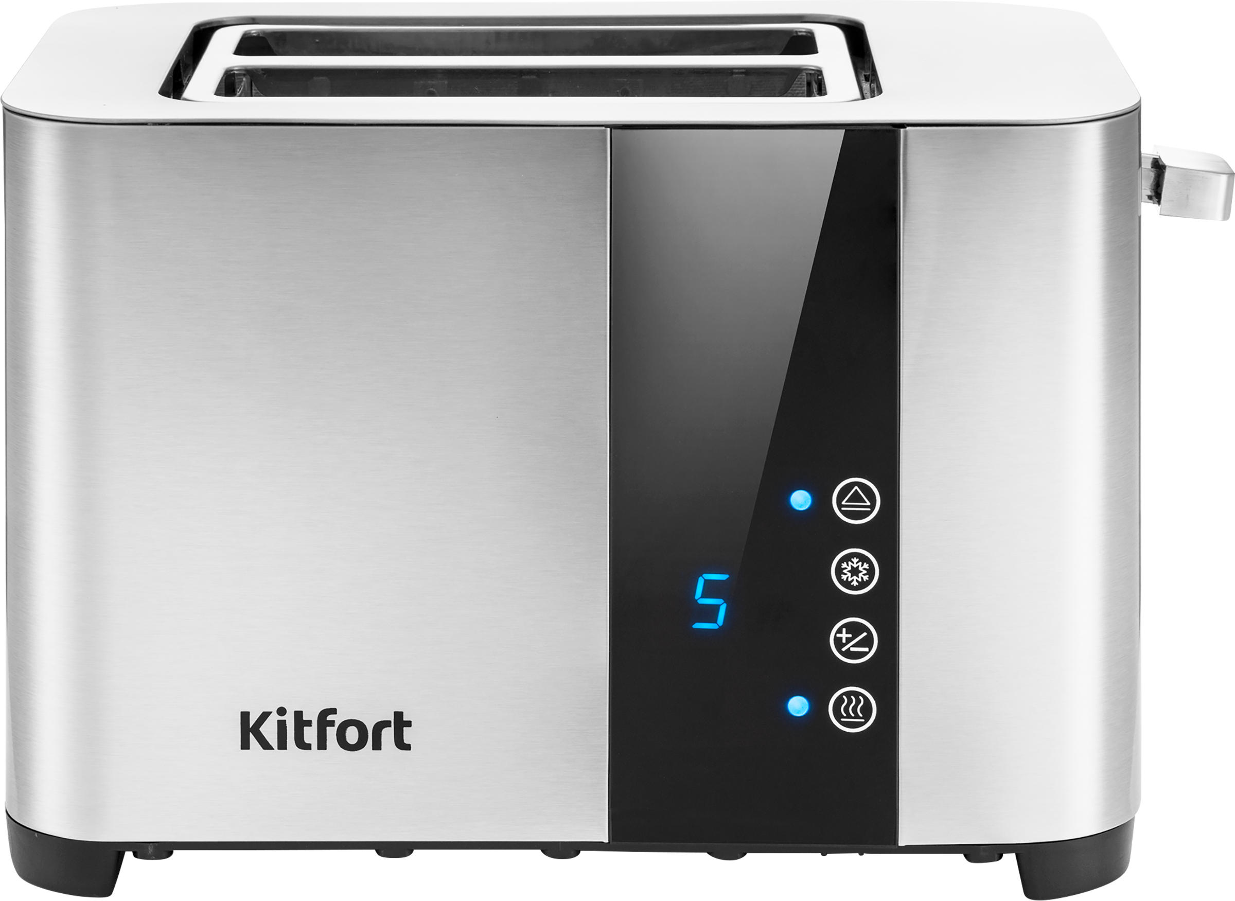 Изображение товара Тостер KITFORT КТ-2047 КТ-2048 двухотделеночный с дисплеем 7 режимов мощности