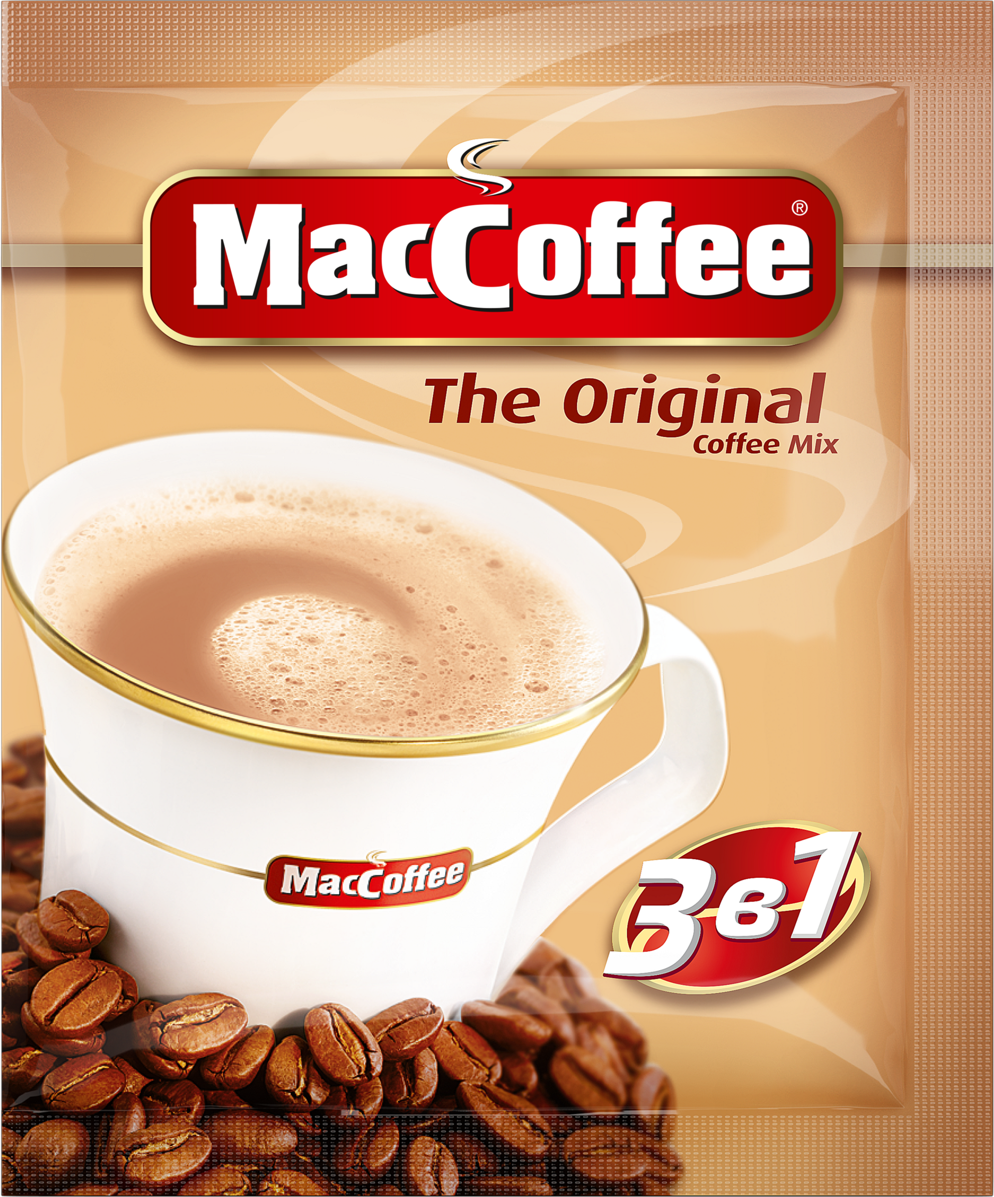 Изображение товара Напиток кофейный растворимый MACCOFFEE Original 3в1, 20г