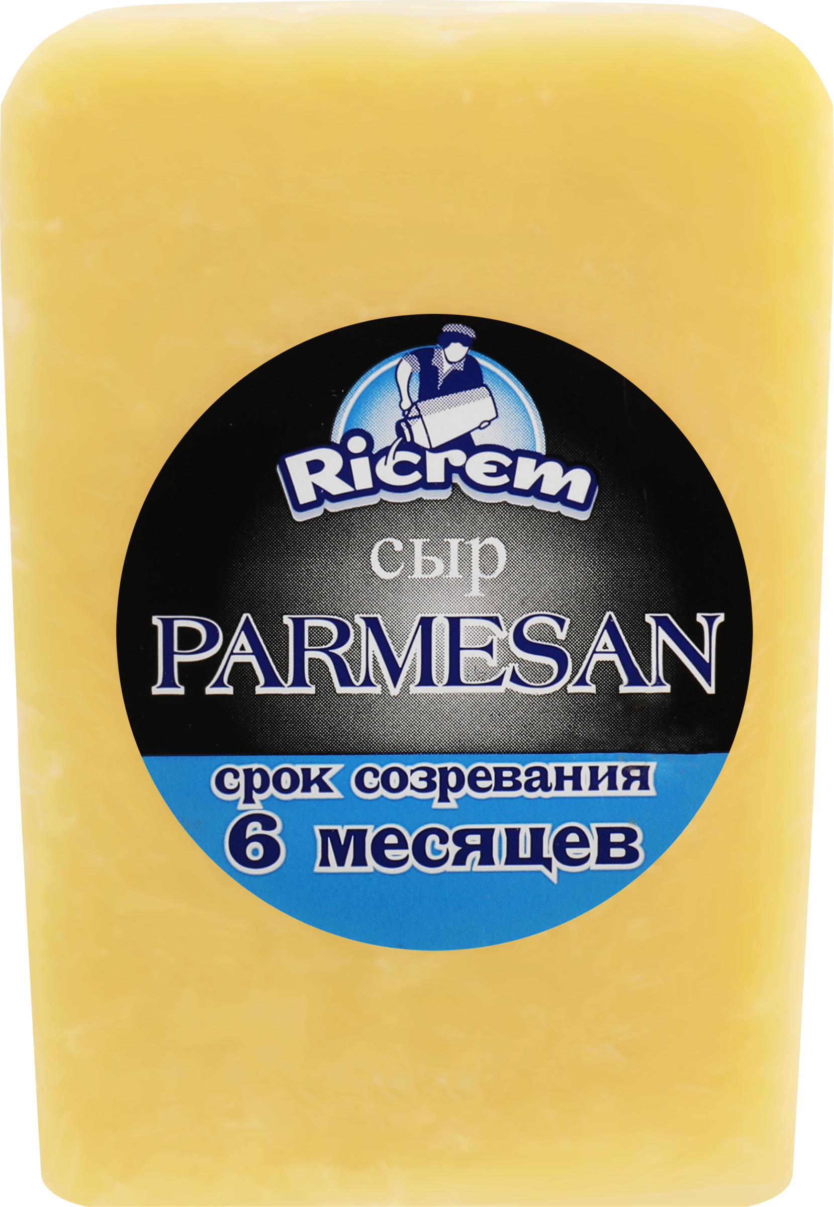 Изображение товара Сыр RICREM Пармезан 42% без ЗМЖ весовой классический выдержанный