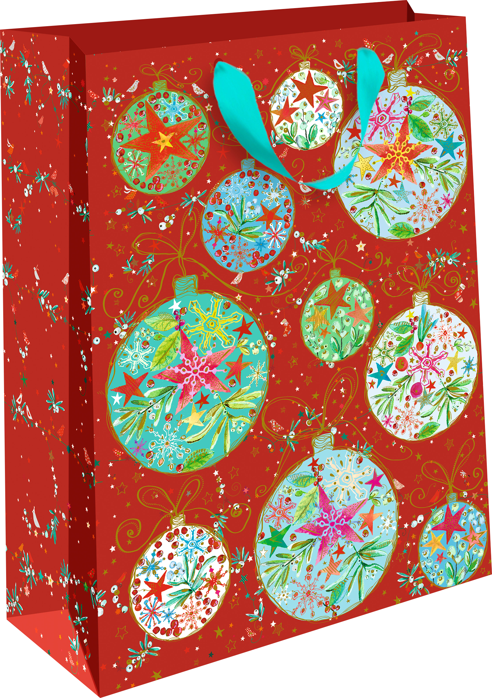 Изображение товара Подарочный пакет АРТ ДИЗАЙН Турновски НГ, размер L, 35х25см, праздничная упаковка для подарков