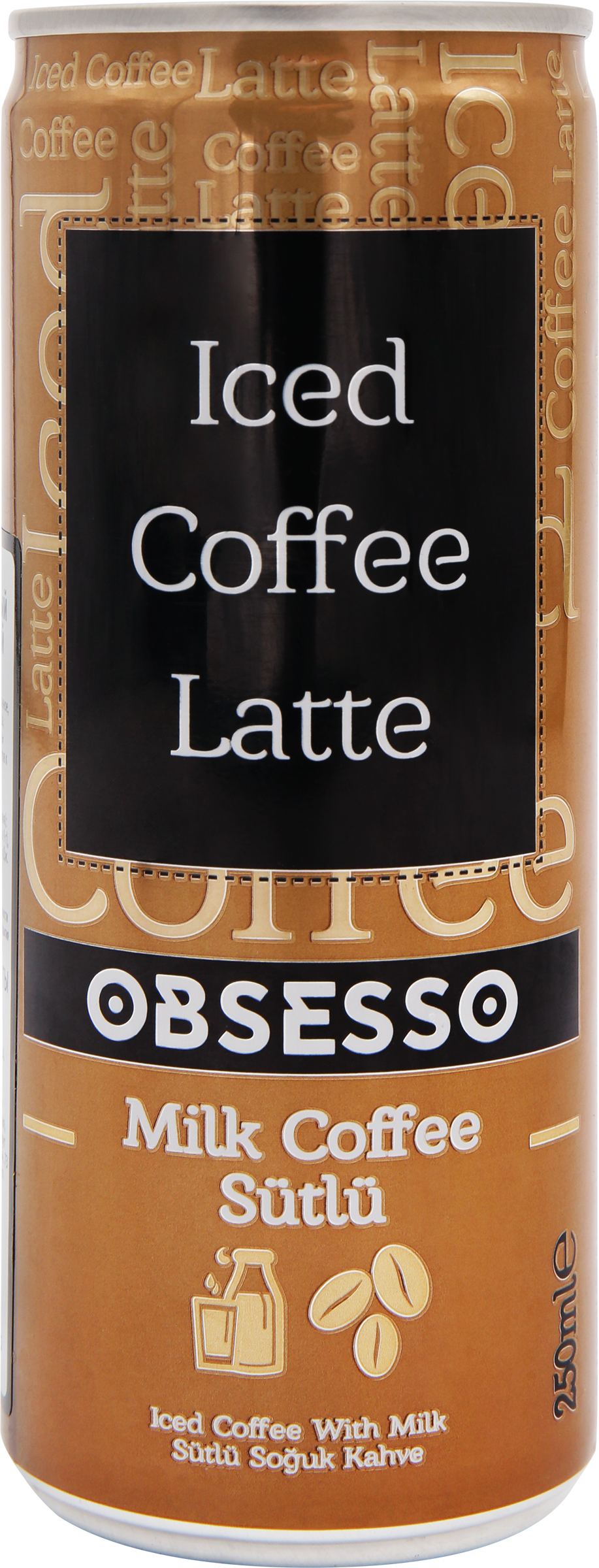 Изображение товара Напиток OBSESSO Кофе холодный Latte 0.25л в железной банке