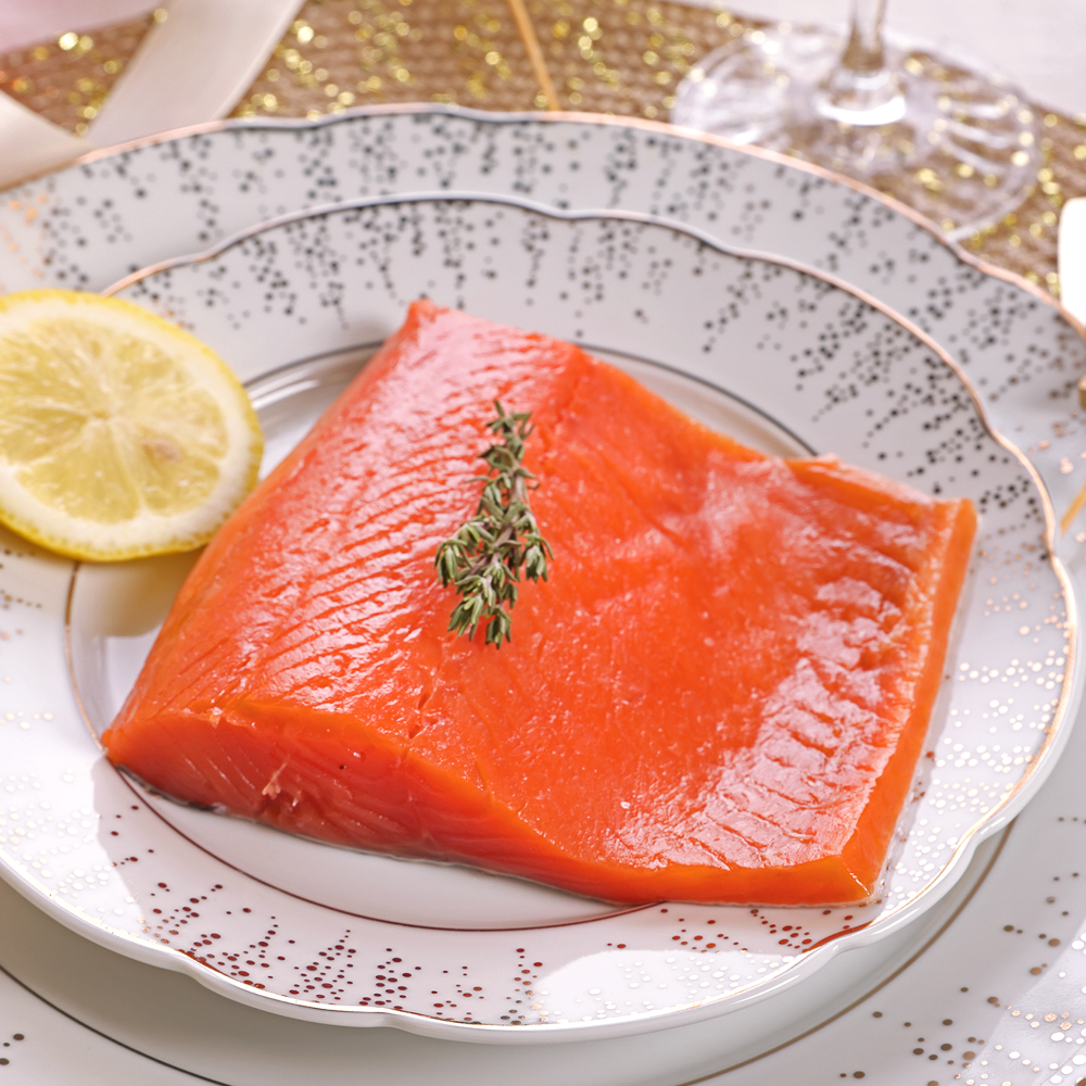 Изображение товара Форель Радужная слабосоленая ЛЕНТА FRESH филе на коже весовая