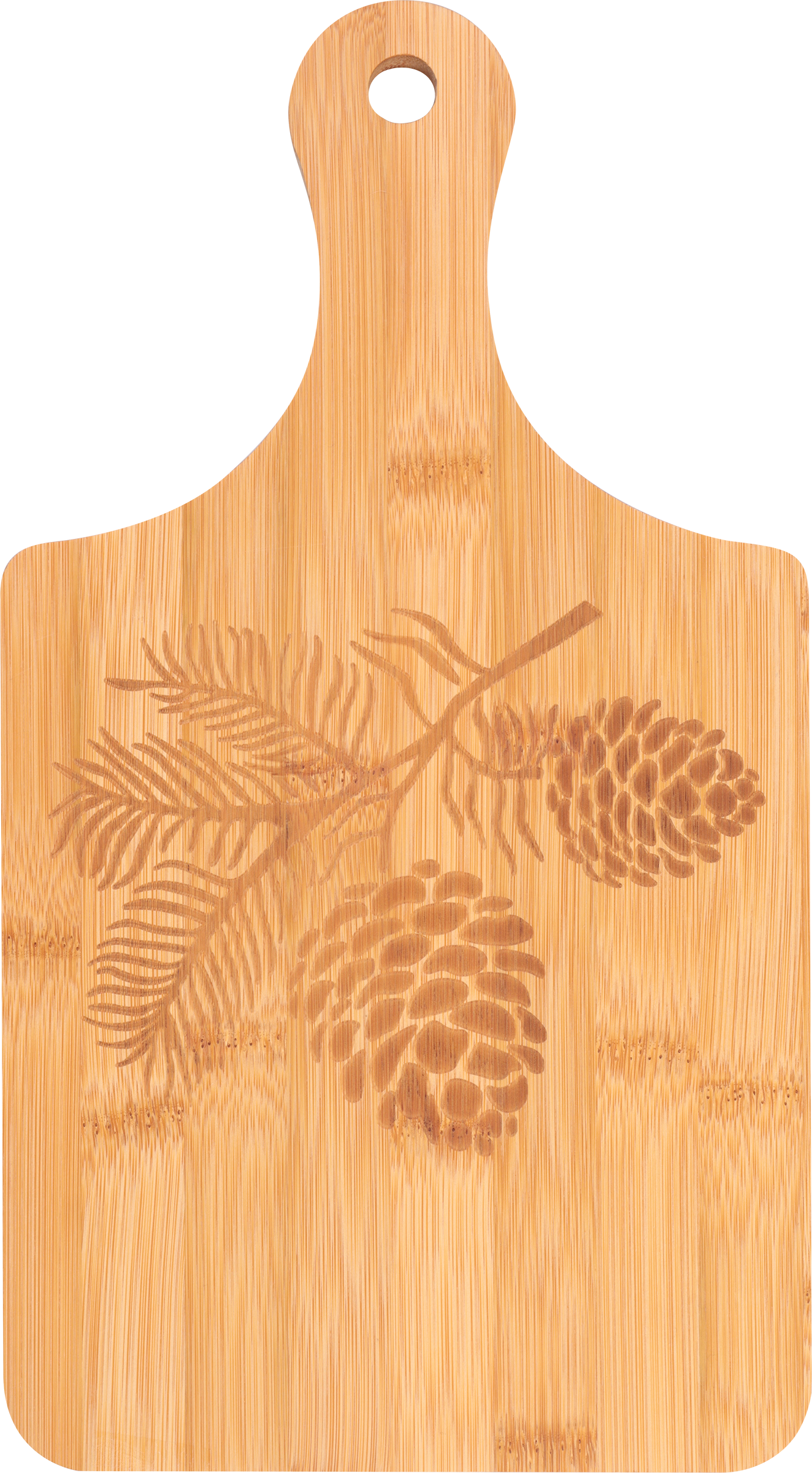 Изображение товара Доска разделочная HOMECLUB Winter animals 33x18x1,2см бамбук с принтом