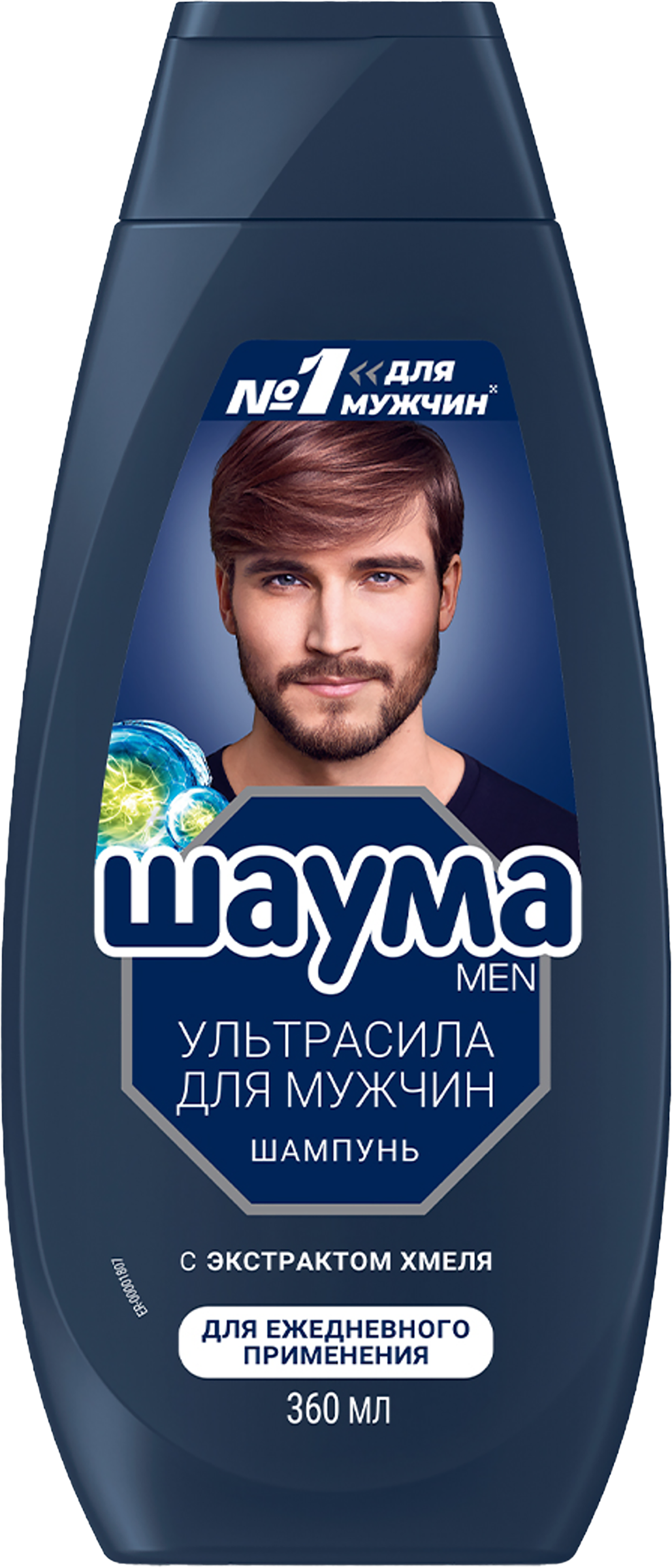 Изображение товара ШАУМА Men Ultra Сила шампунь для всех типов волос 360мл
