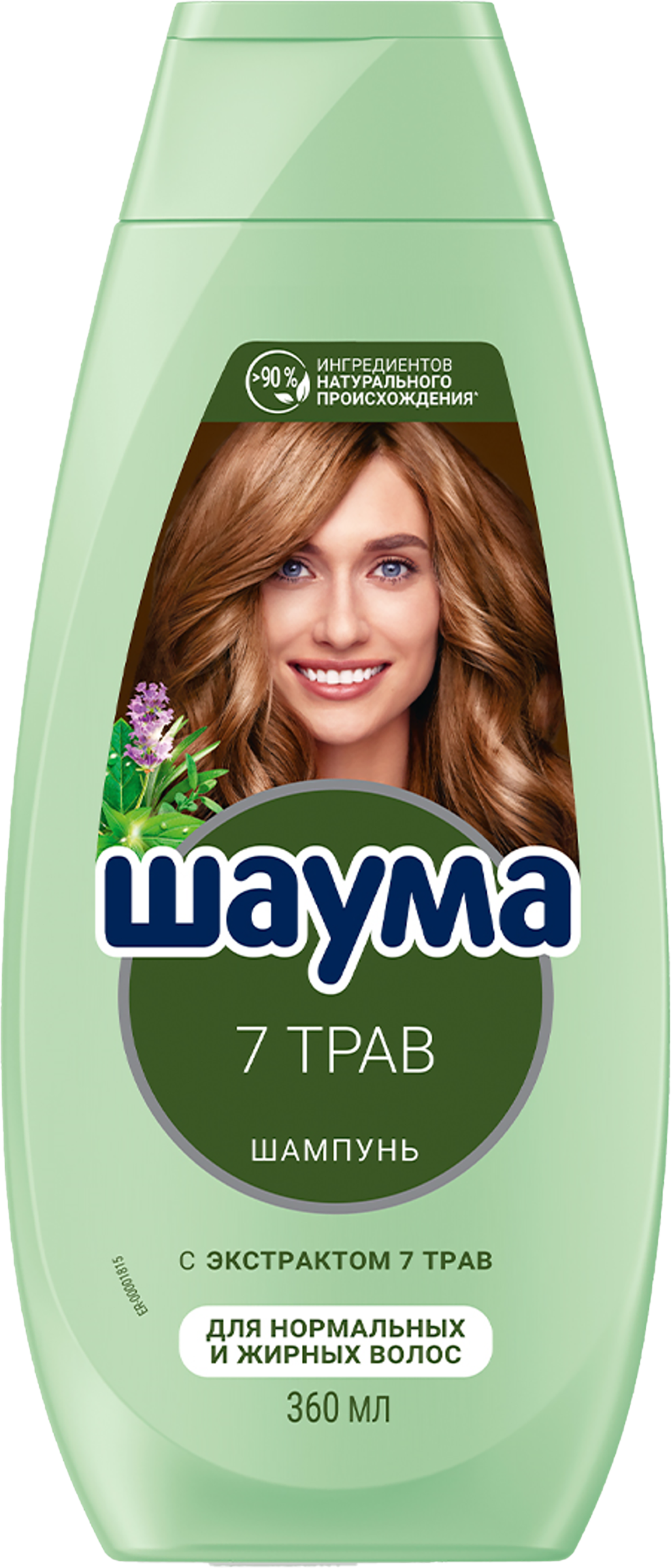 Изображение товара Шампунь для нормальных и жирных волос ШАУМА 7 Трав, 360мл