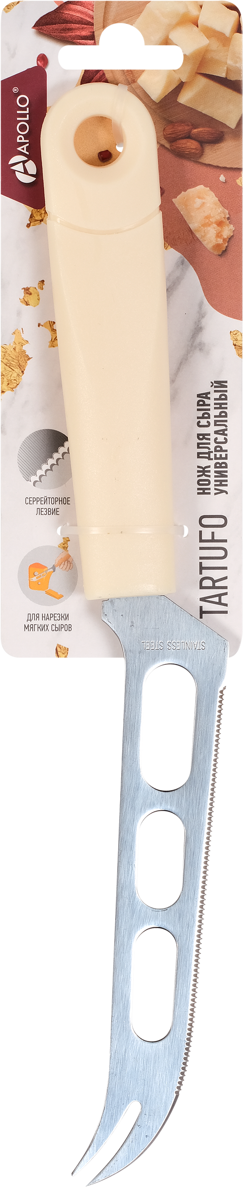Изображение товара Нож для сыра APOLLO Tartufo, универсальный Арт. TAR-03