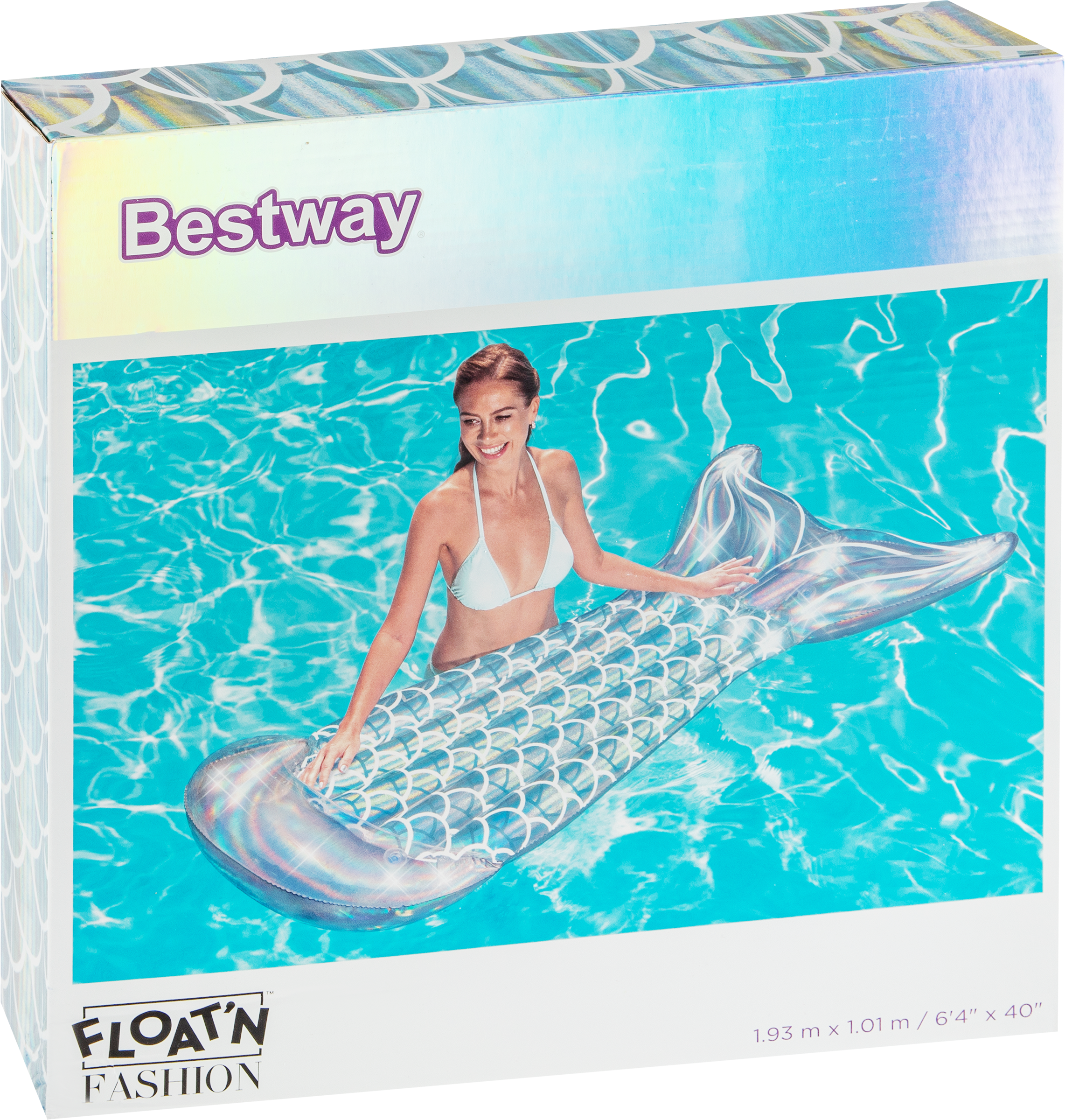 Изображение товара Матрас для плавания BESTWAY Русалка 177х89х20см, Арт. 43413