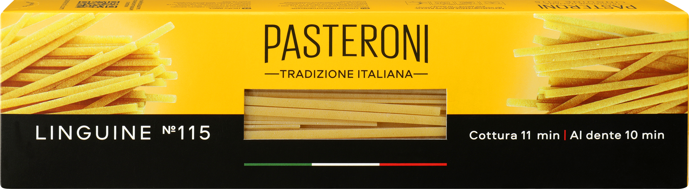 Изображение товара Макароны PASTERONI Linguine №115 высший сорт 400г для быстрого приготовления блюд