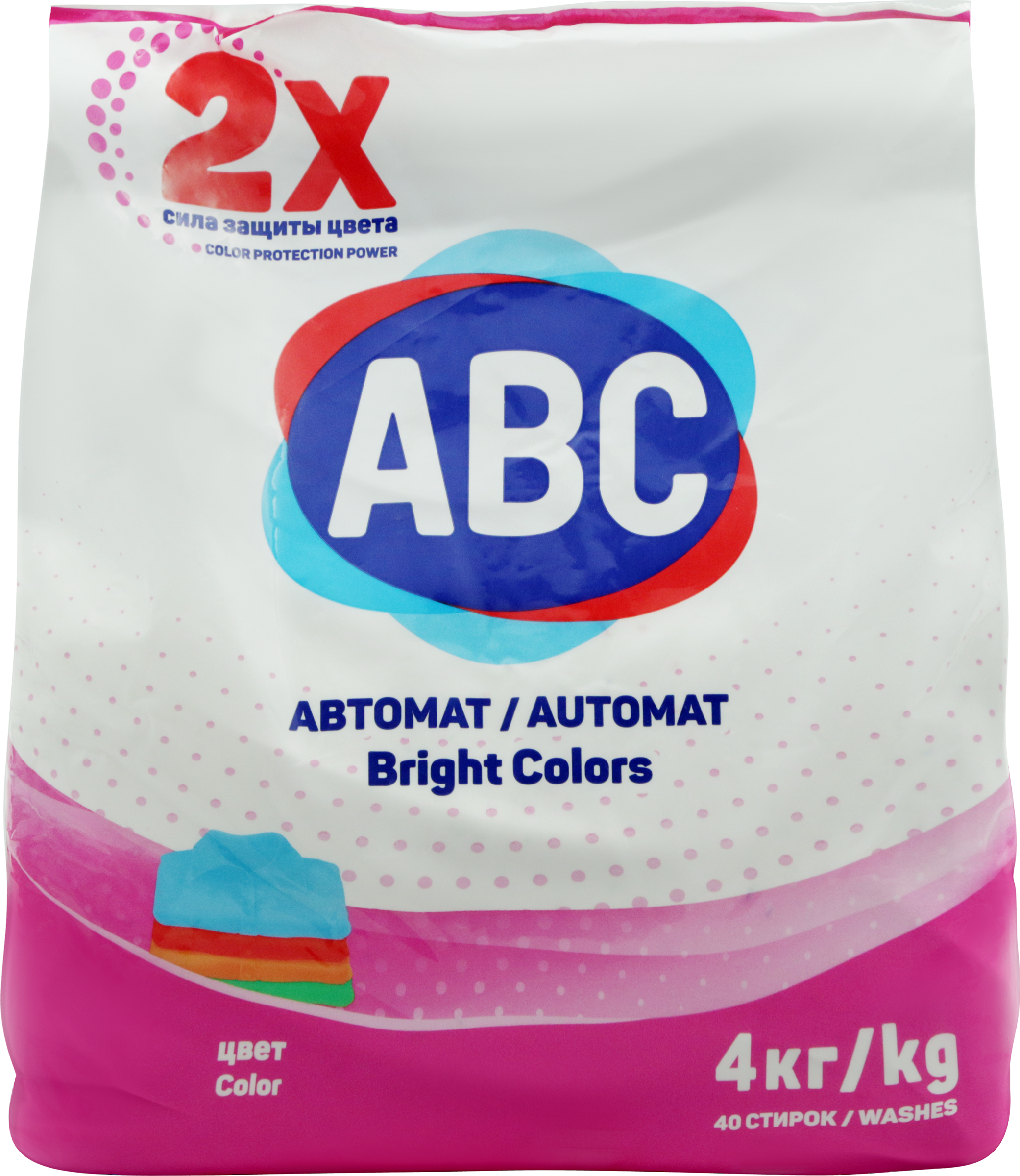 Изображение товара Стиральный порошок для цветного белья ABC, 4кг