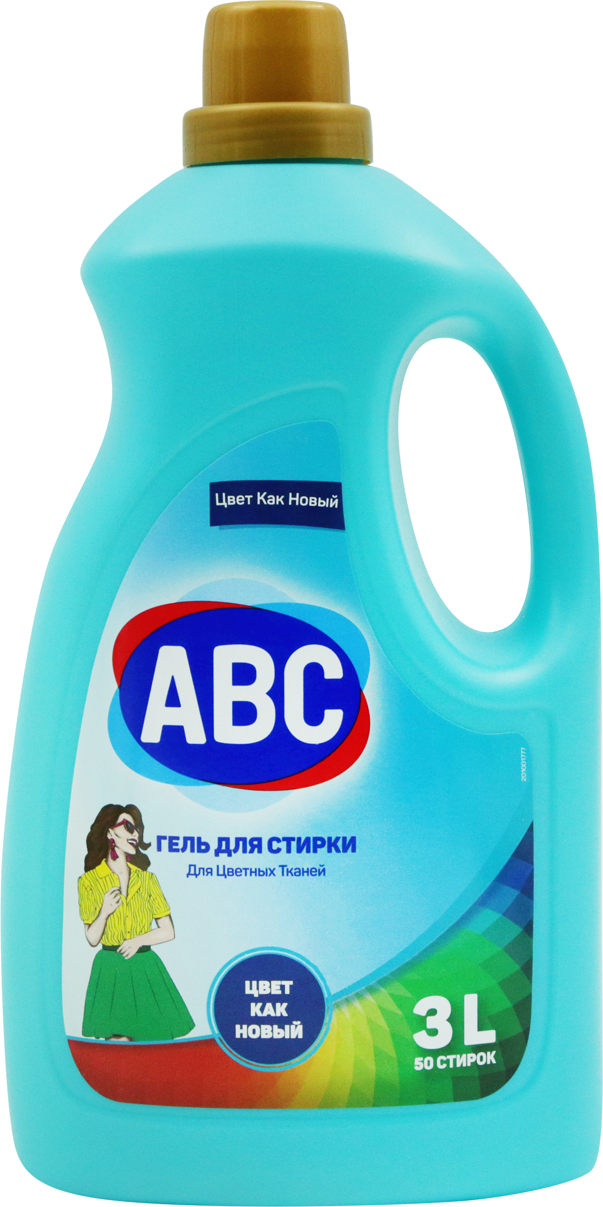 Изображение товара Средство для стирки цветного белья ABC 3л эффективное удаление пятен