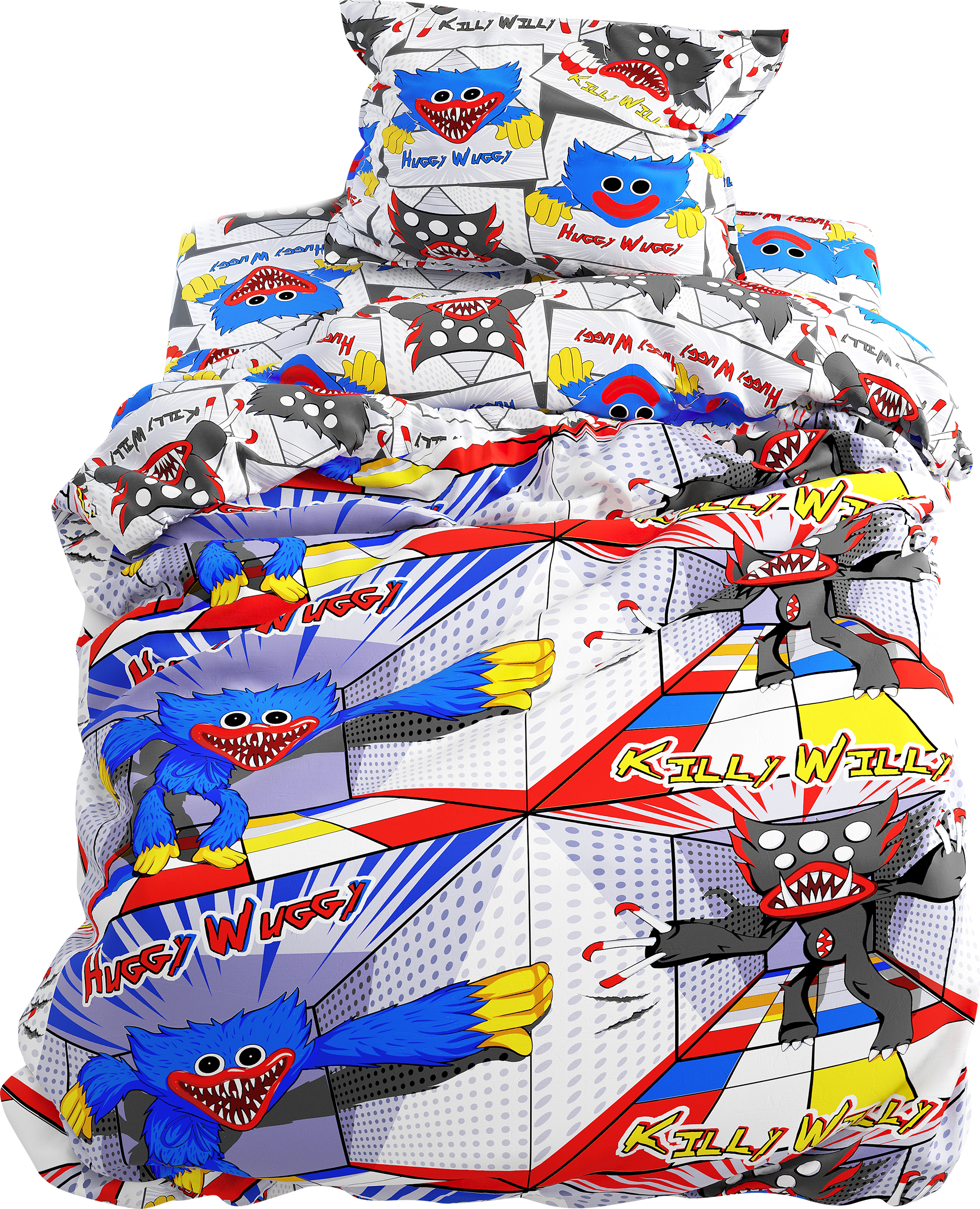 Изображение товара Комплект постельного белья 1,5-спальный ПАВЛИНКА с принтом для детей Россия