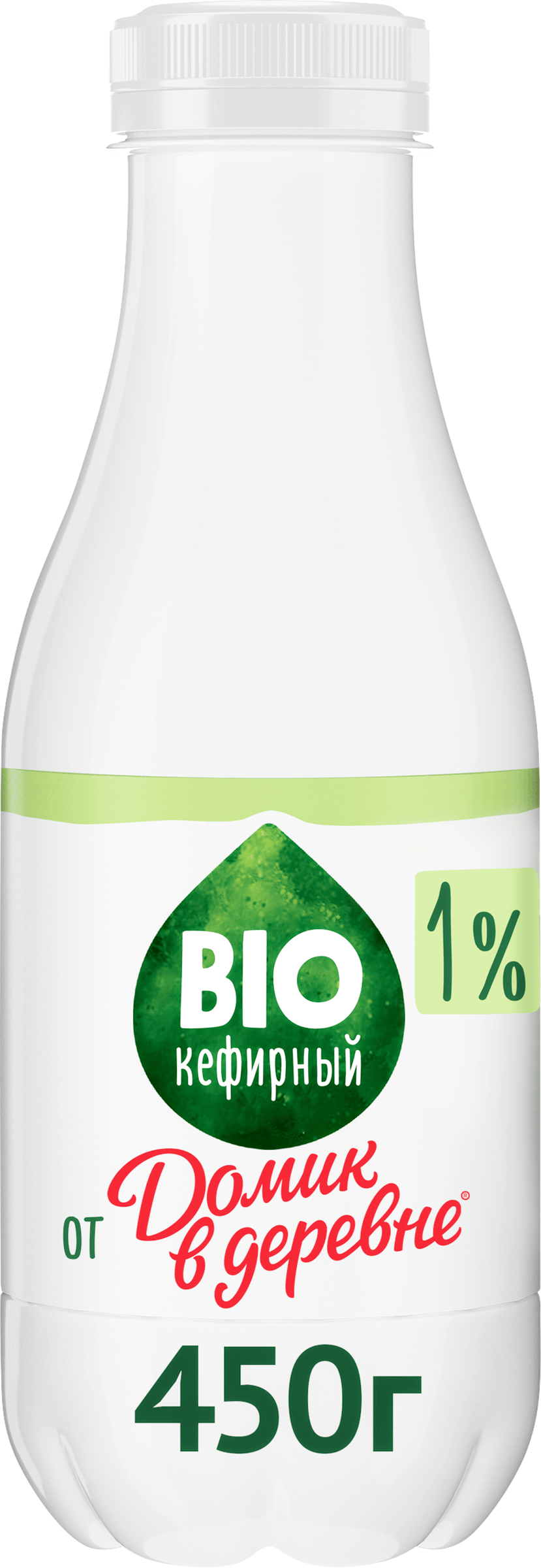 Изображение товара Продукт биокефирный ДОМИК В ДЕРЕВНЕ 1%, без змж, 450г