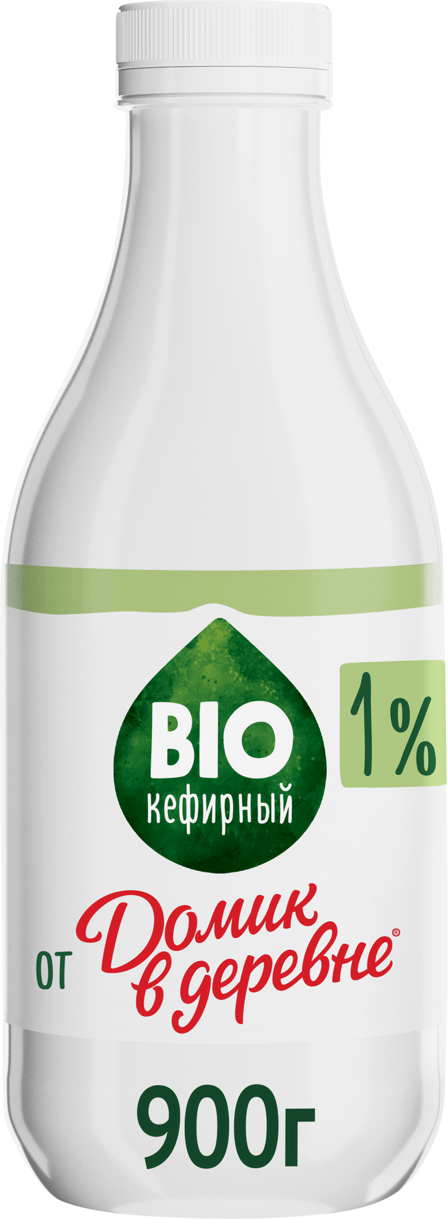 Изображение товара Продукт биокефирный ДОМИК В ДЕРЕВНЕ 1%, без змж, 900г