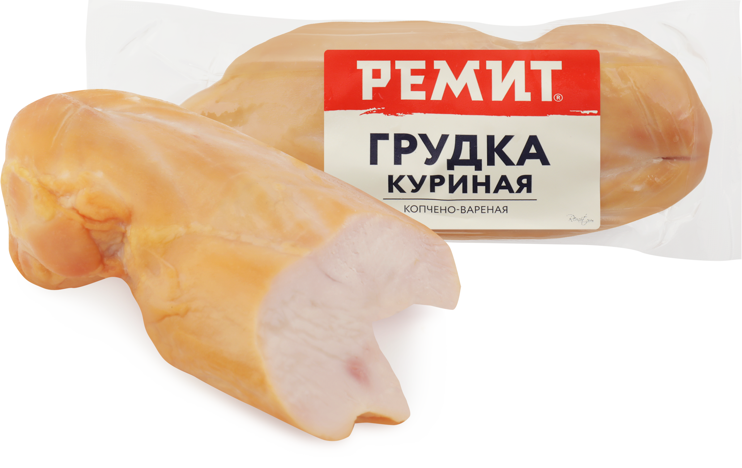 Изображение товара Грудка куриная копчено-вареная РЕМИТ весовая деликатес