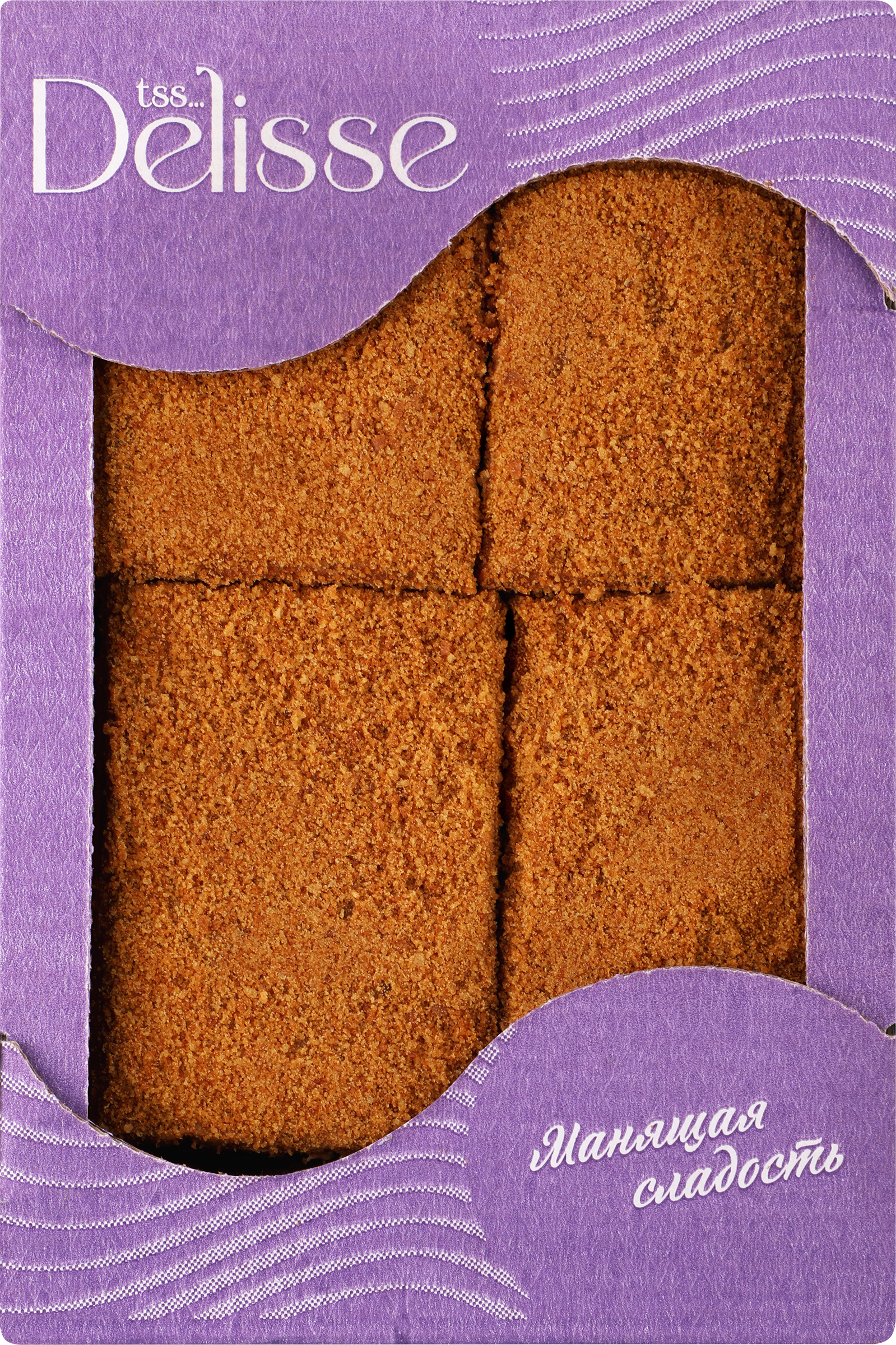 Изображение товара Медовик DELISSE 370г натуральная выпечка с медом незабываемый вкус