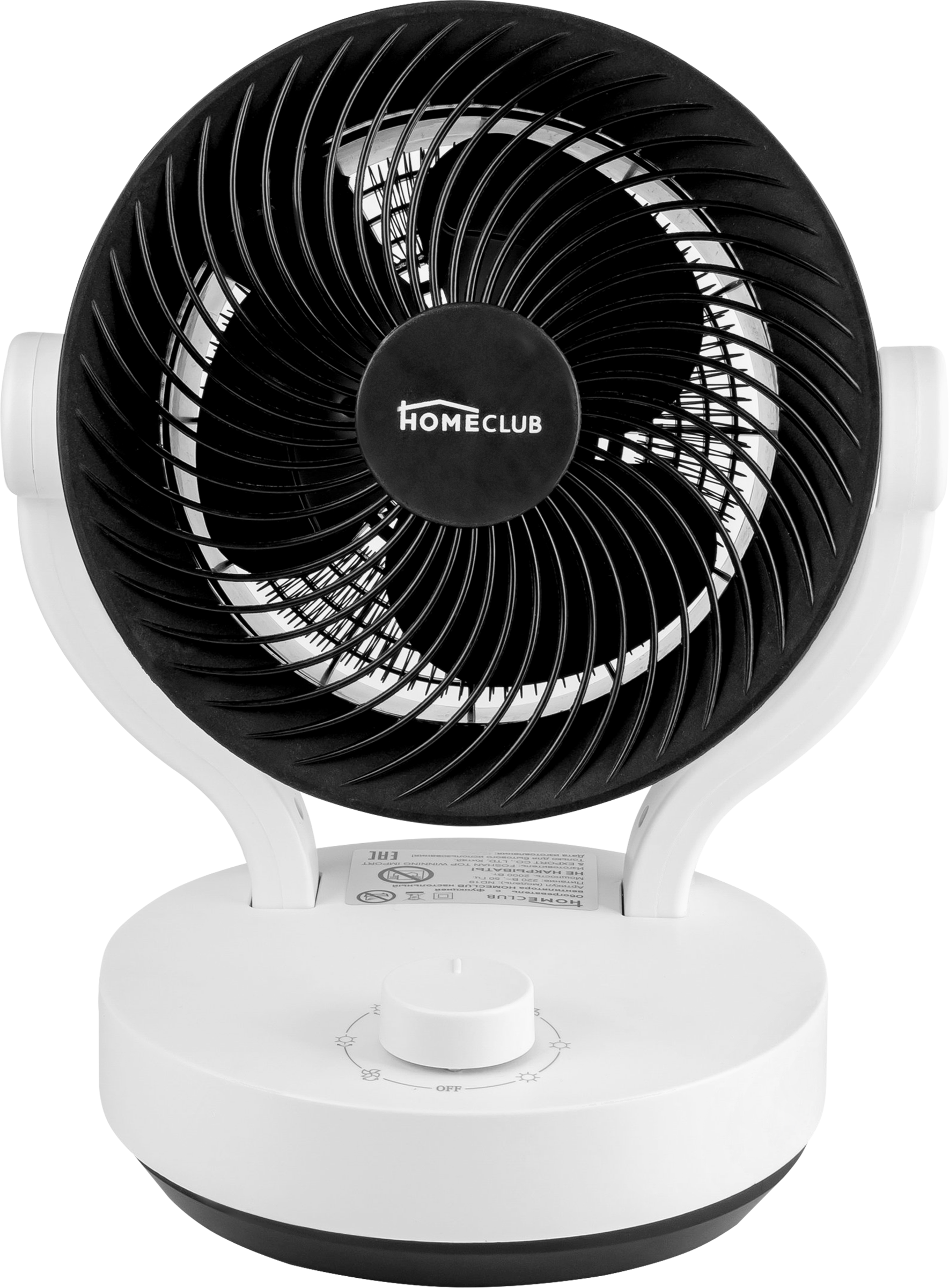 Изображение товара Настольный обогреватель HOMECLUB 2в1 с вентилятором 3 скорости артикул ND19