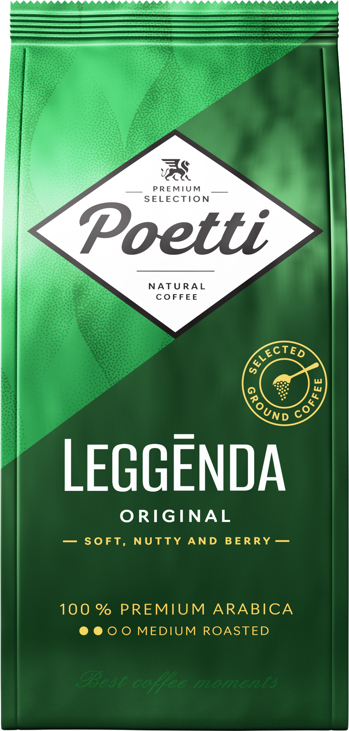 Изображение товара Кофе молотый POETTI Leggenda Original натуральный жареный, 250г