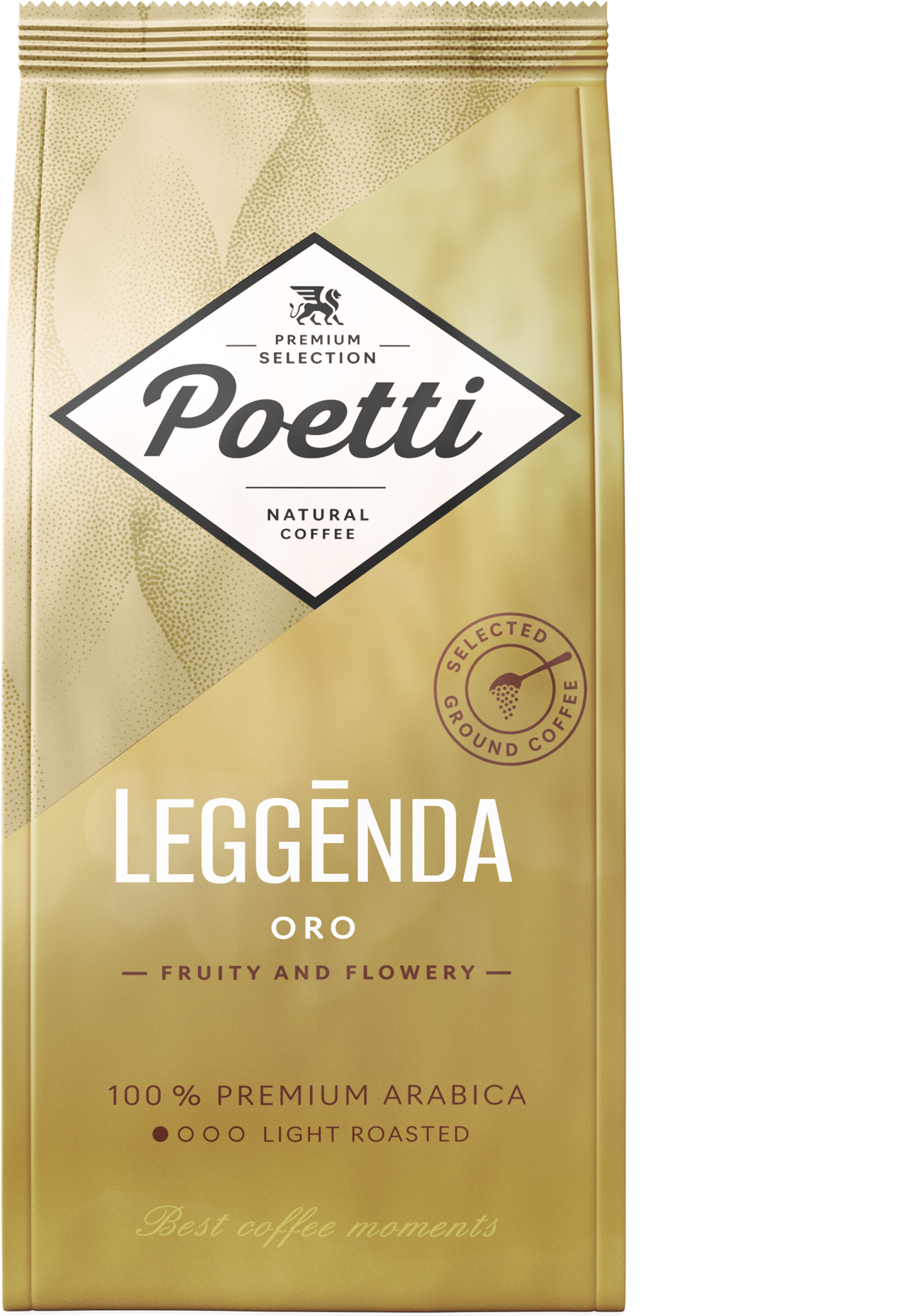 Изображение товара Кофе молотый POETTI Leggenda Oro натуральный жареный, 250г