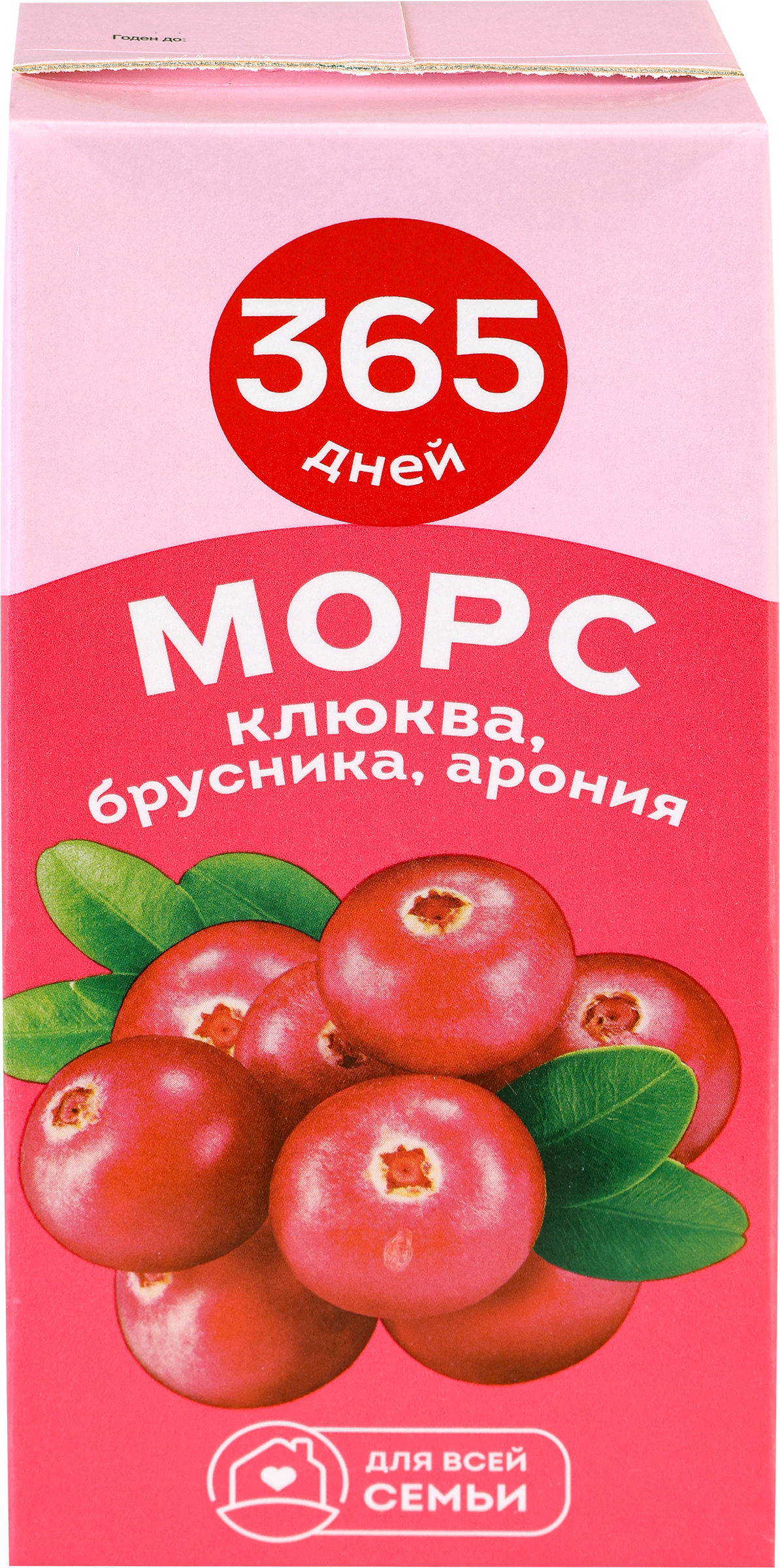 Изображение товара Морс 365 ДНЕЙ Клюква, брусника, арония, 1л