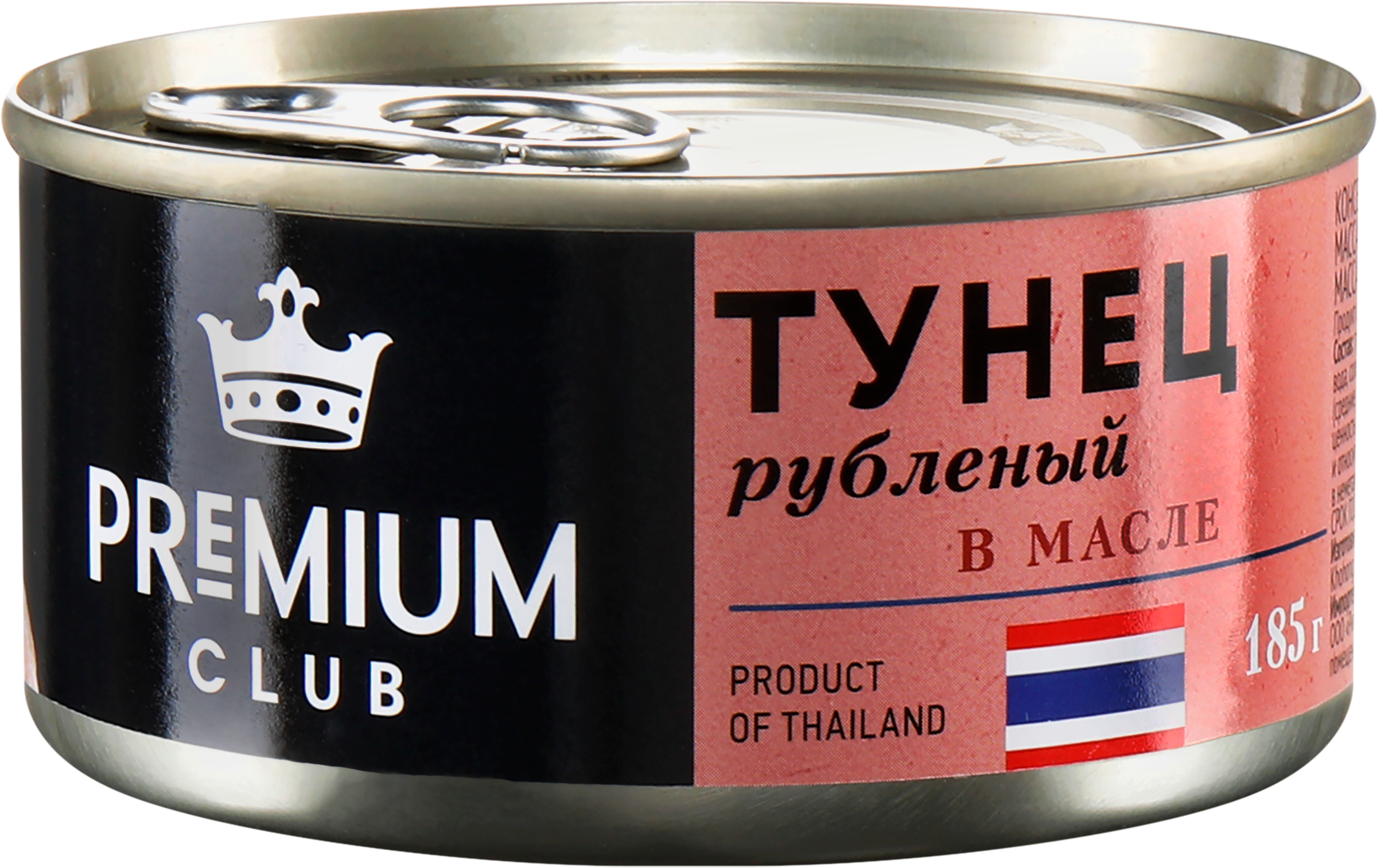 Изображение товара Тунец PREMIUM CLUB в масле, рубленый, 185г