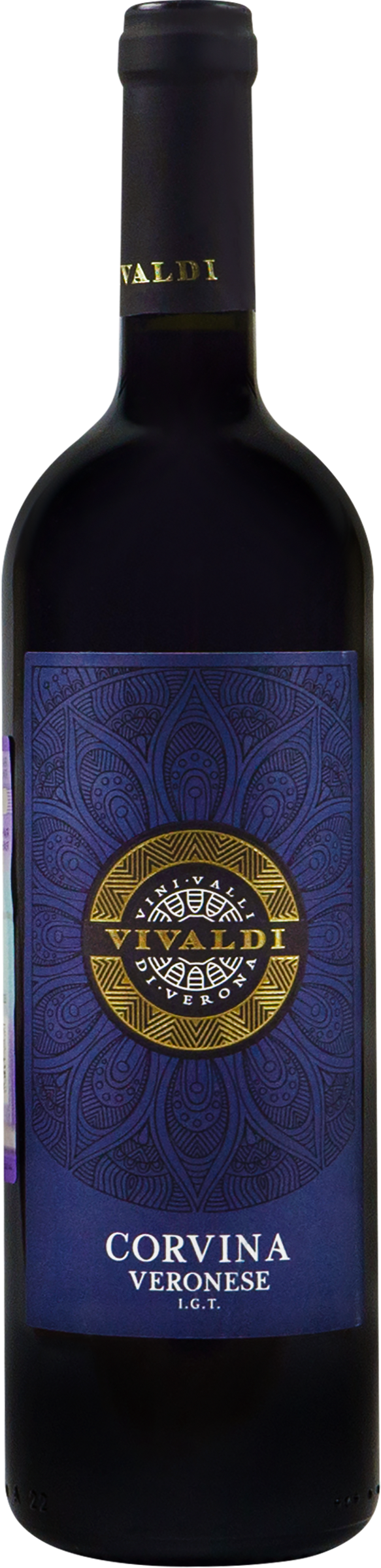 Изображение товара Вино VIVALDI CORVINA VERONESE красное полусухое 0.75л Италия