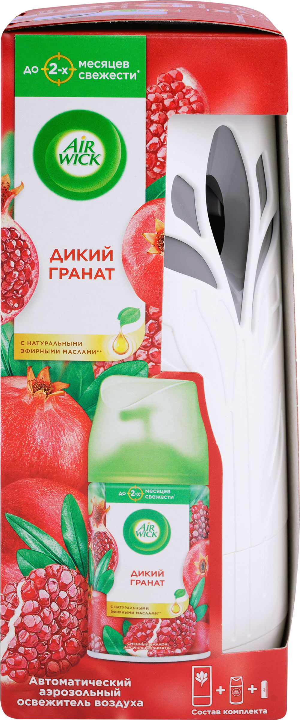 Изображение товара Освежитель воздуха AIR WICK Freshmatic Дикий гранат 250мл автоматический