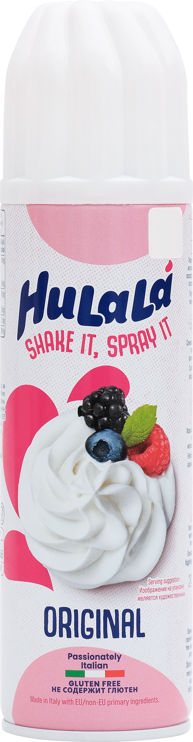 Изображение товара Крем взбитый ультрапастеризованный HULALA 250г на растительном масле