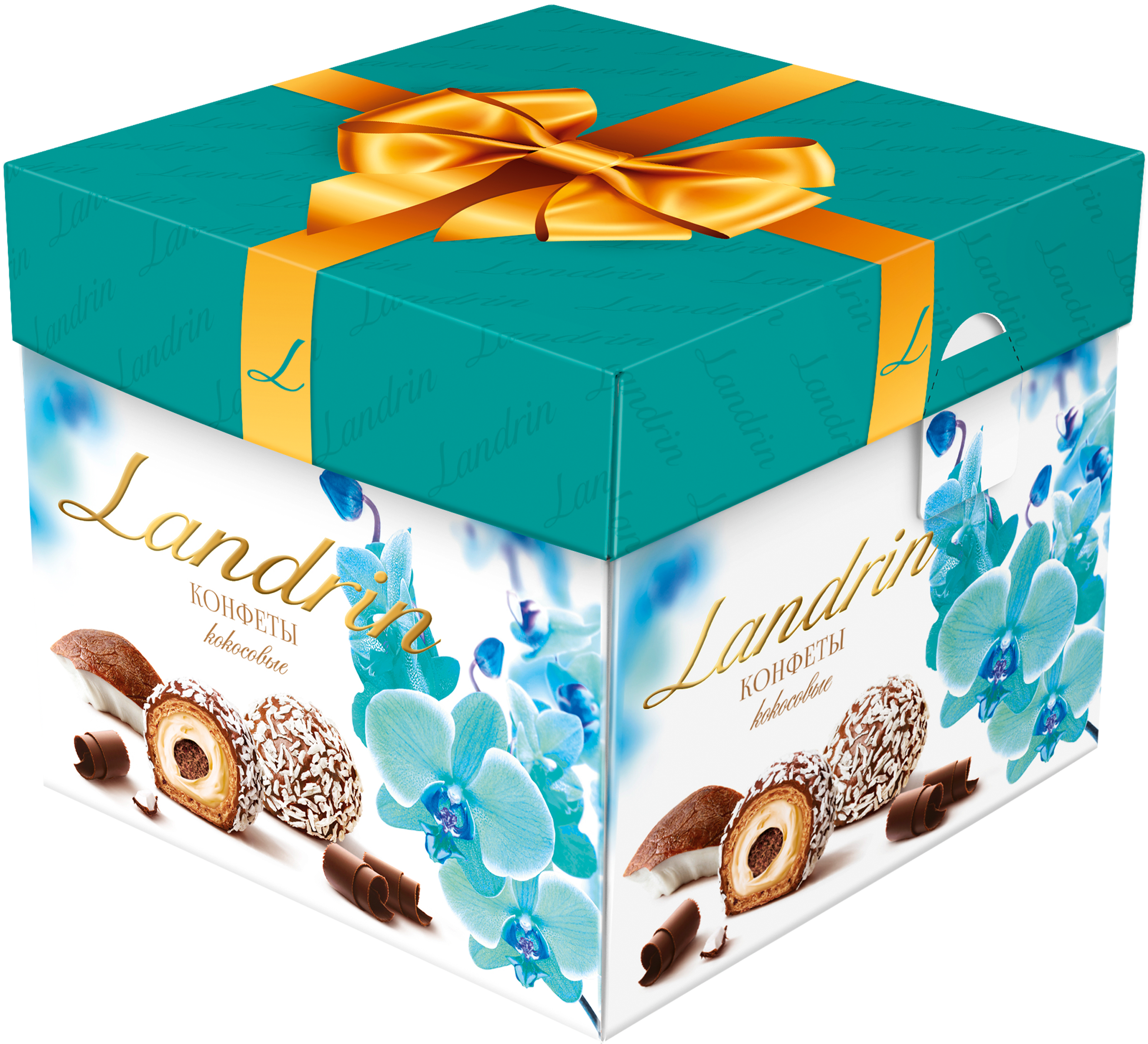 Изображение товара Конфеты LANDRIN Кокосовые с вафельным корпусом и начинкой 120г