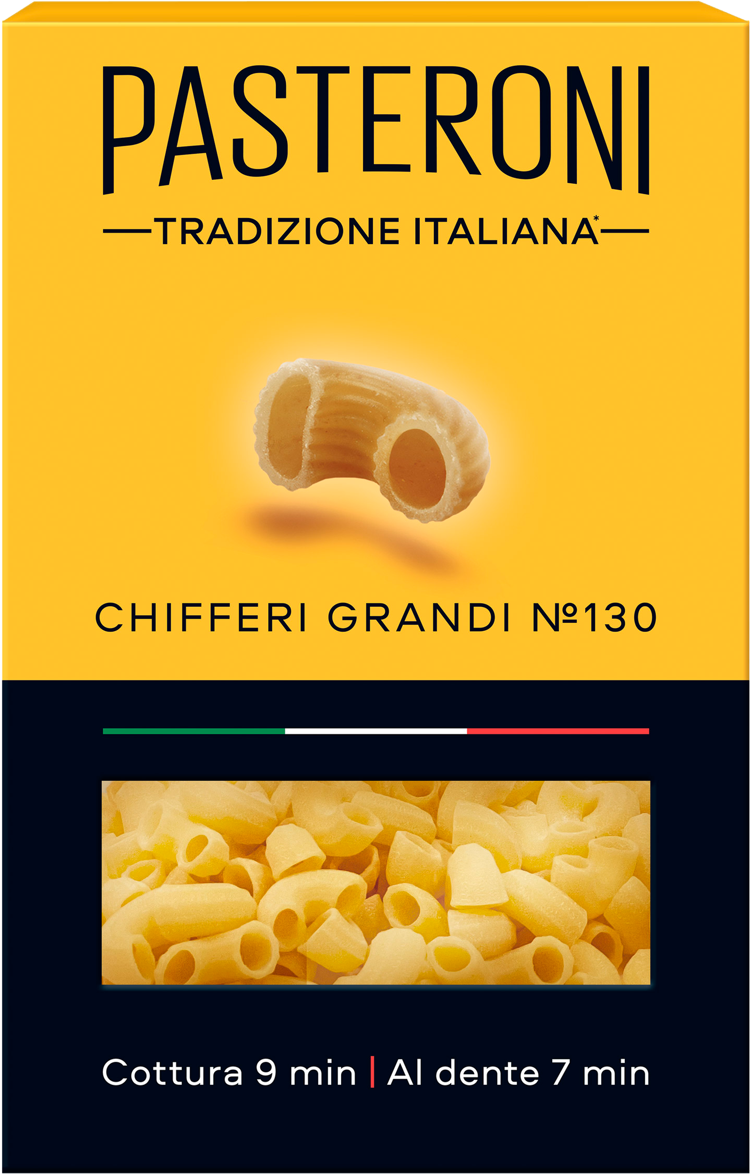 Изображение товара Макароны PASTERONI Chiferi Grandi №130 группа А, 400г