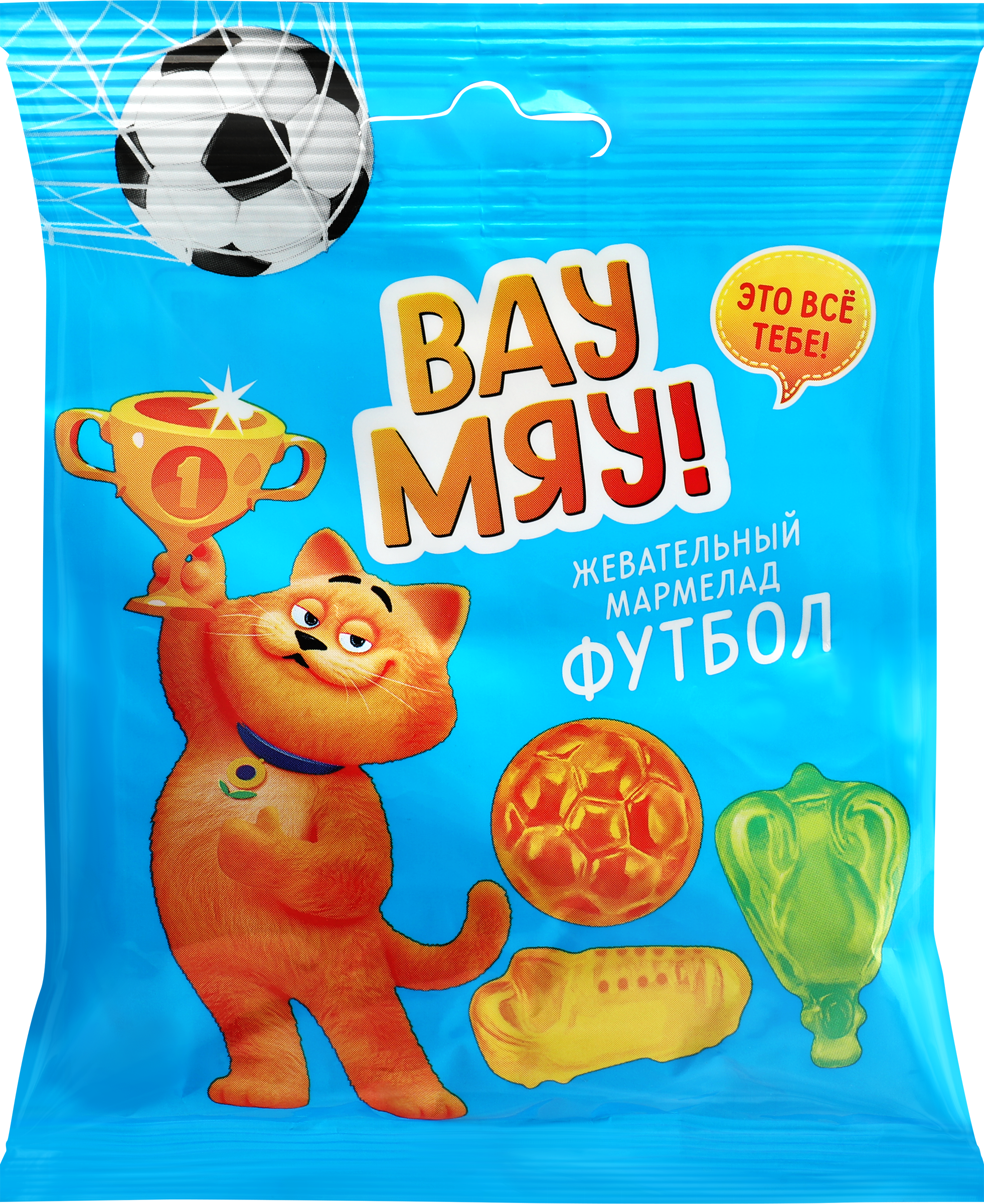 Изображение товара Мармелад жевательный ВАУ МЯУ! Футбол, 70г