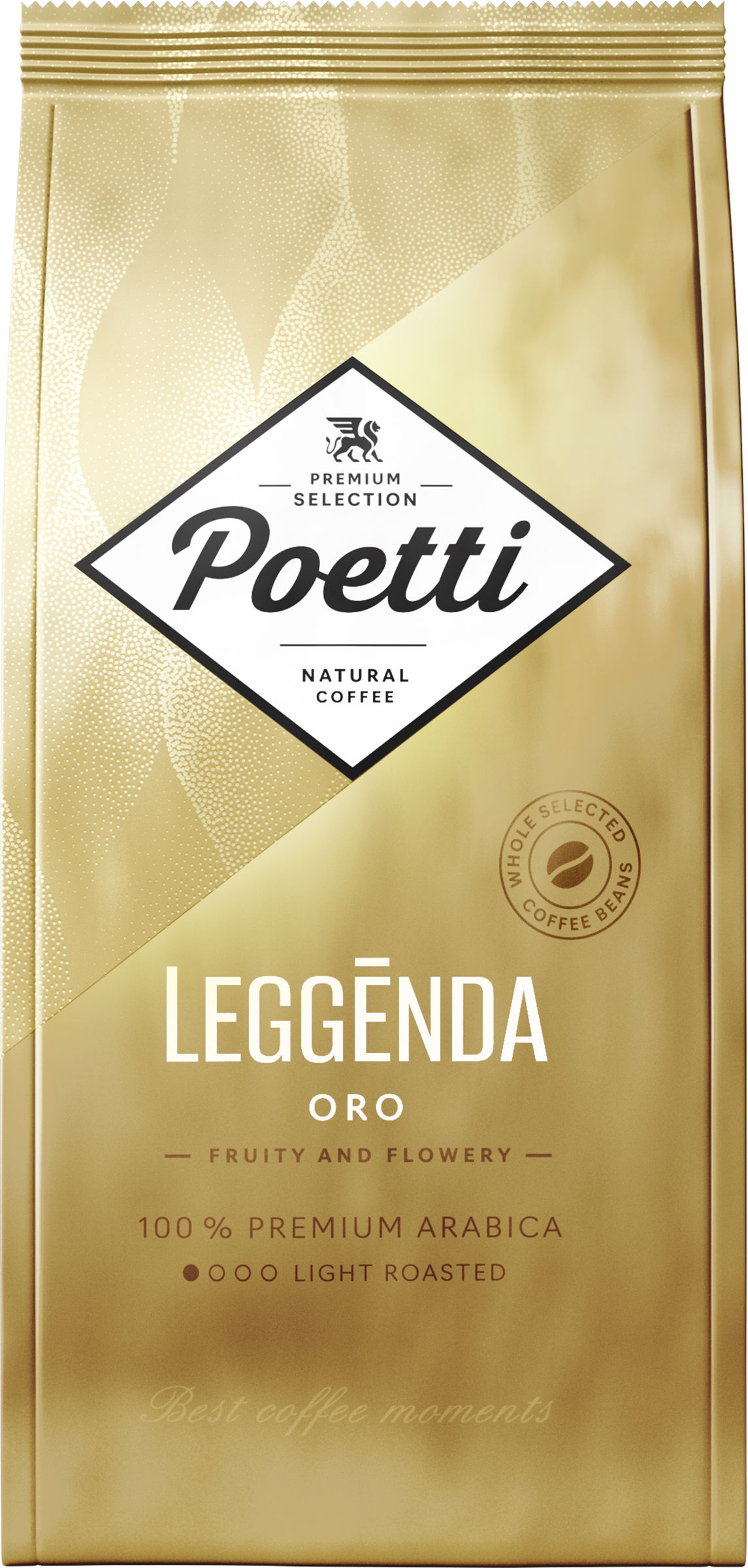 Изображение товара Кофе зерновой POETTI Leggenda Oro светлая обжарка 1кг арабика