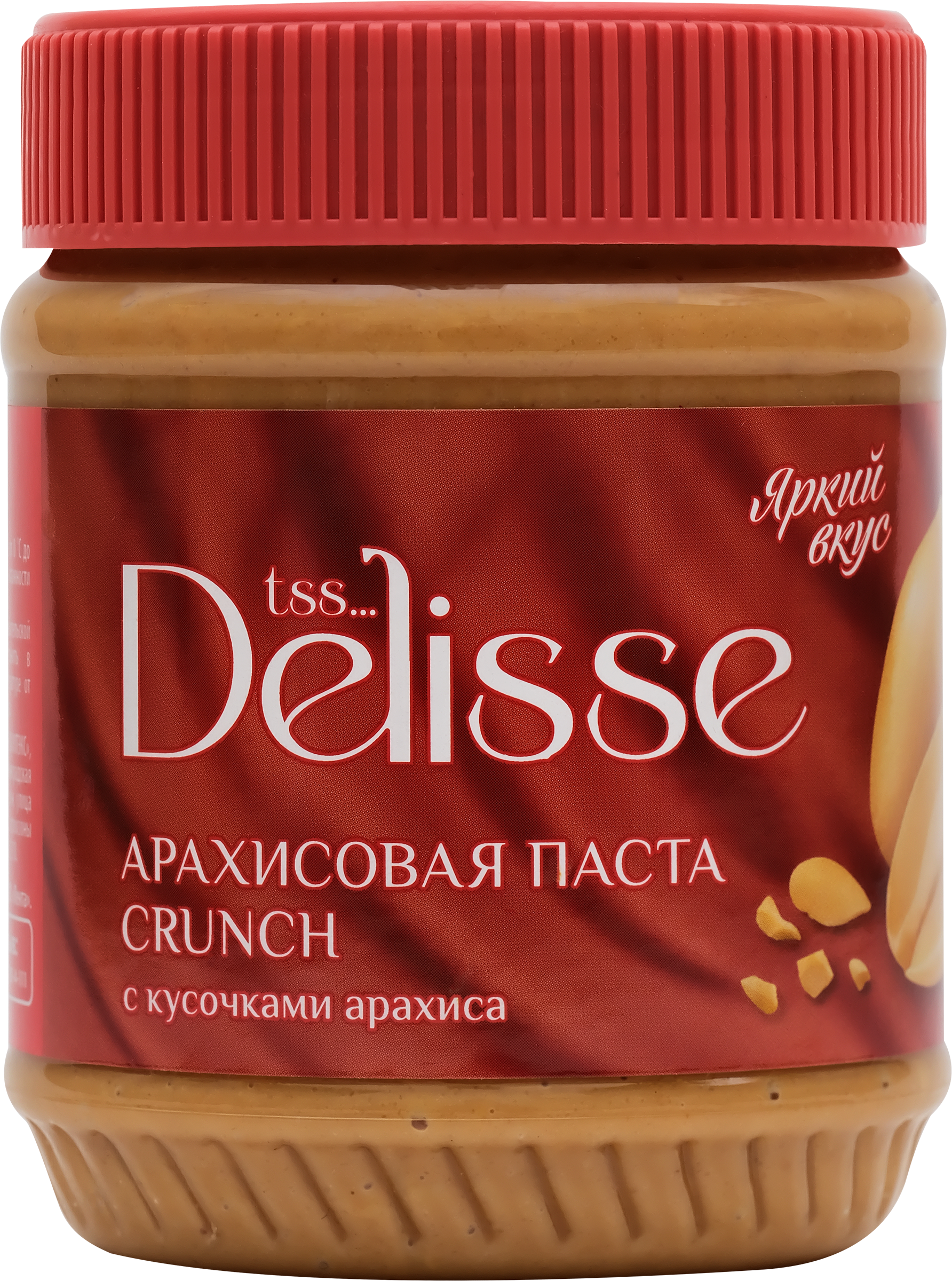 Изображение товара Паста арахисовая DELISSE Crunchy, 340г